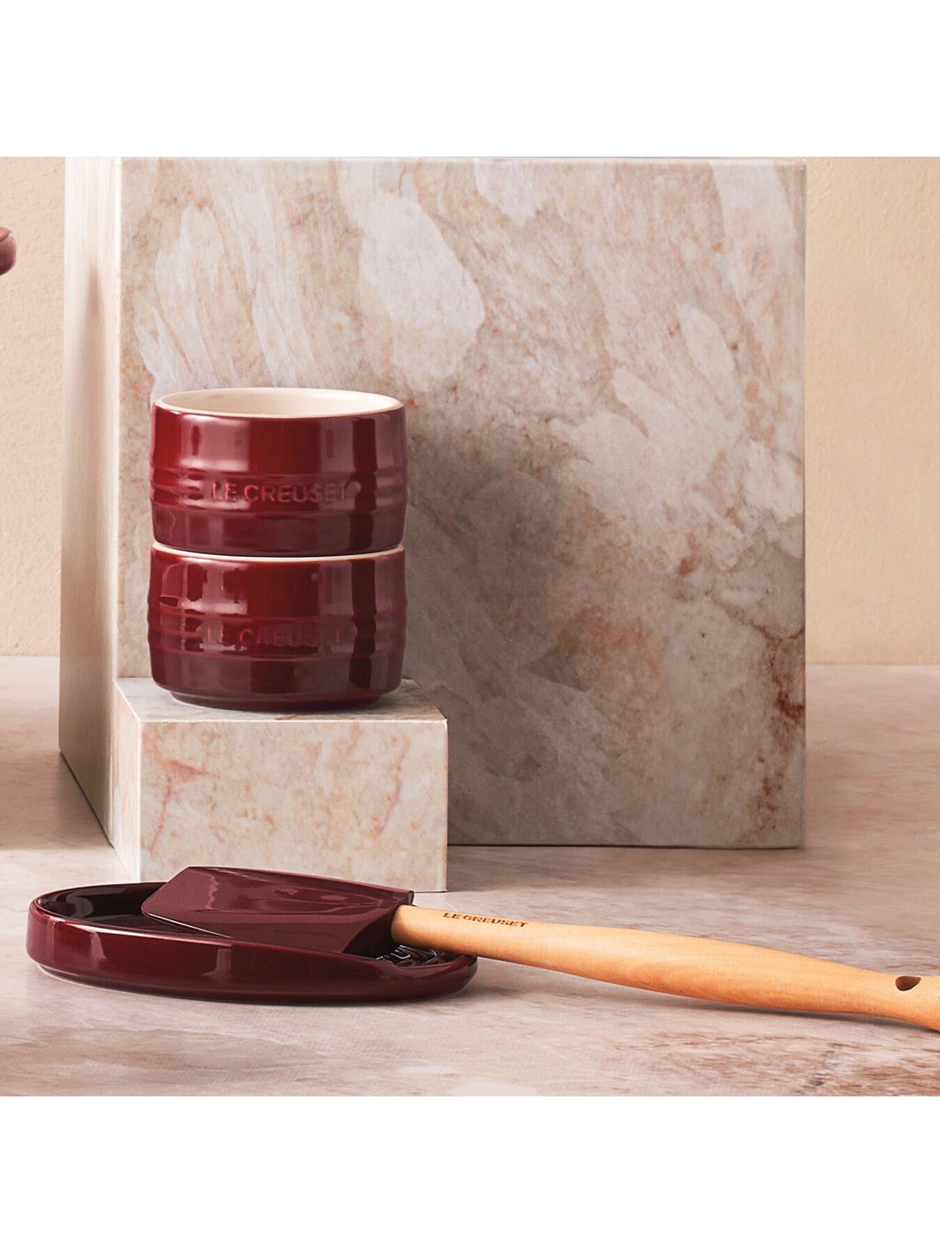 Stoneware Stackable Ramekin Garnett