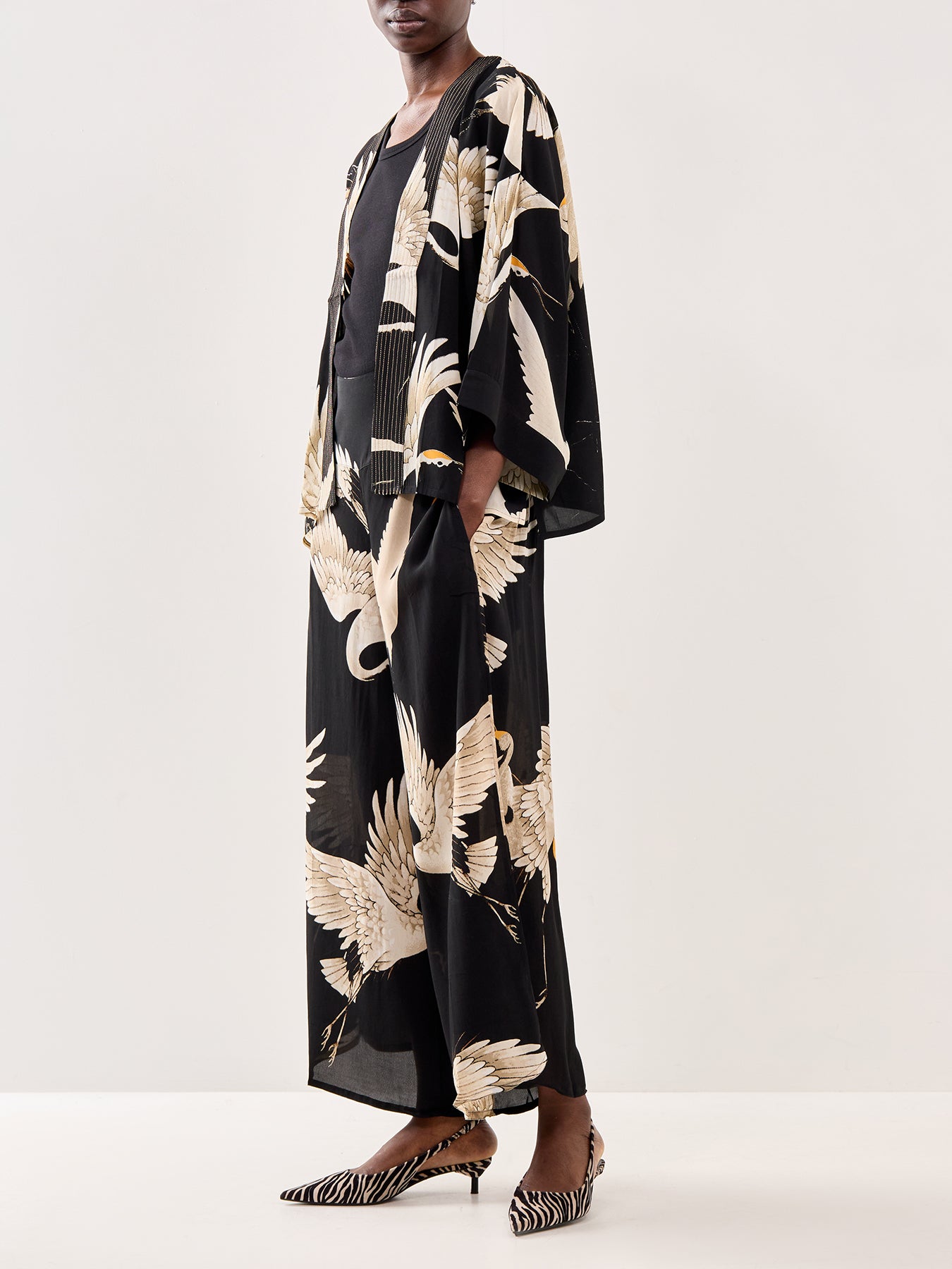 Palazzo Pants Black Stork Stork Black