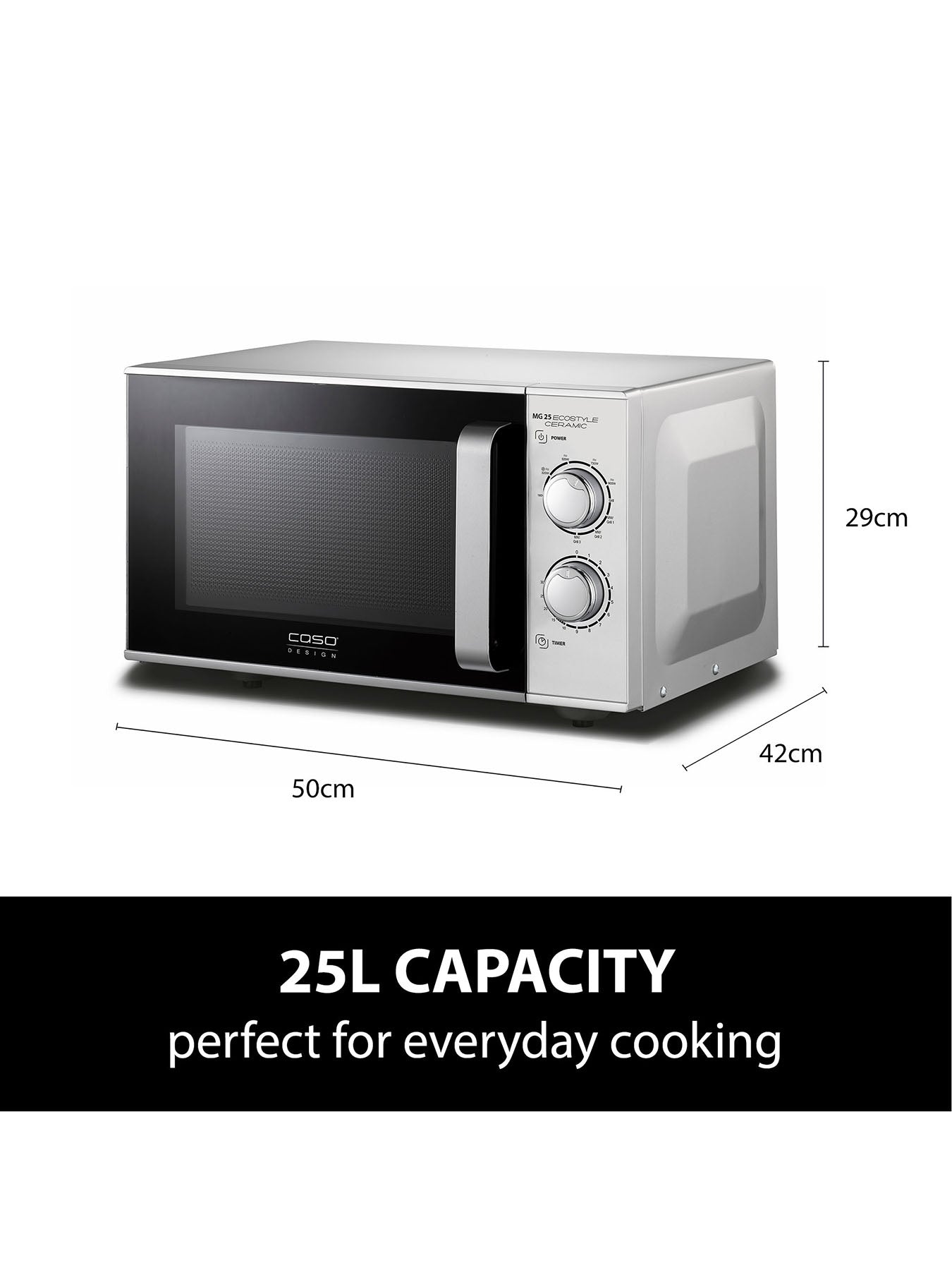25L Ecostyle Ceramic Microwave and Grill