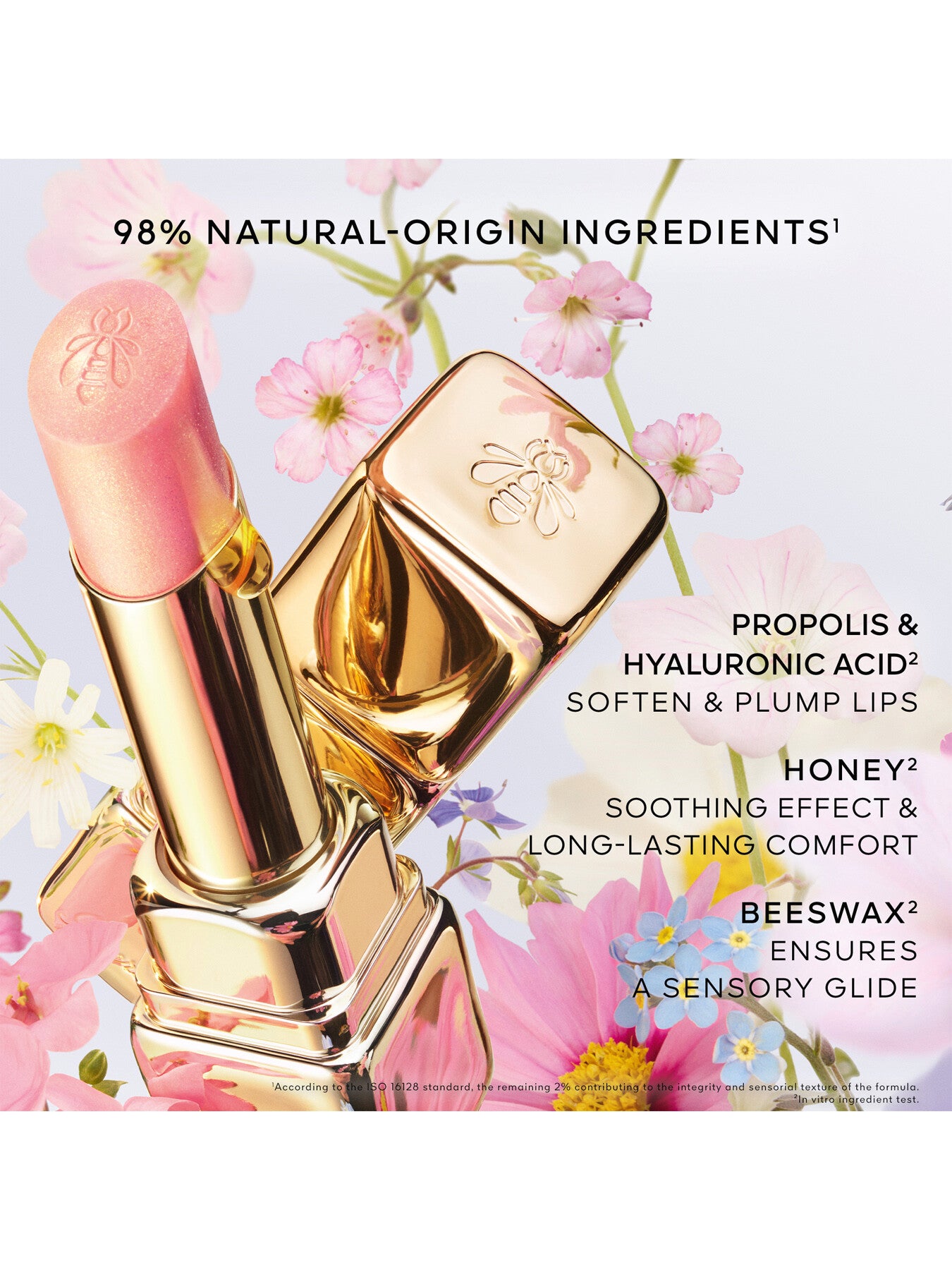 KissKiss Bee Glow 98% Natural-Origin Honey Tint Balm