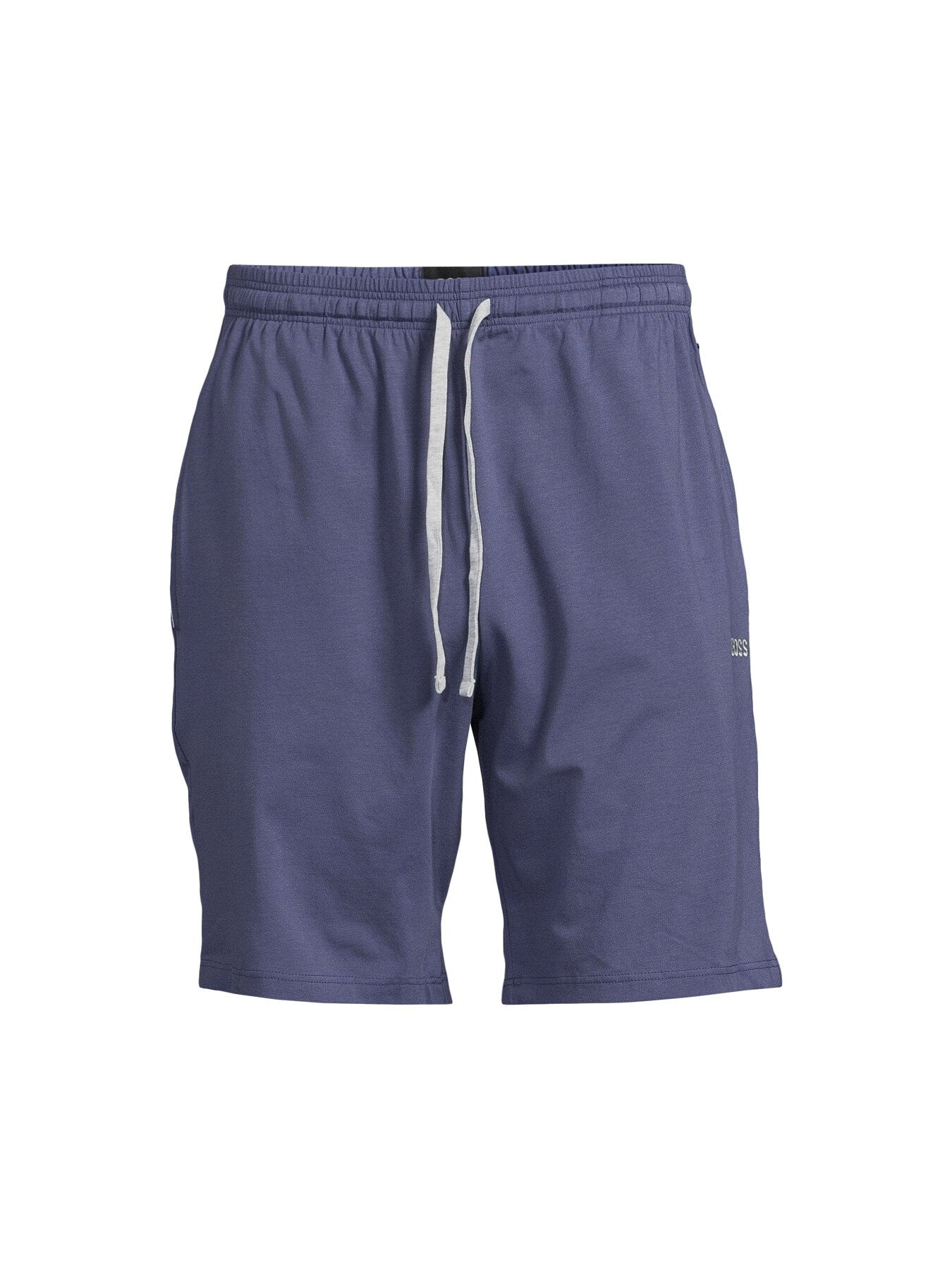 Stretch Cotton Regular Rise Shorts With Embroidered Logo