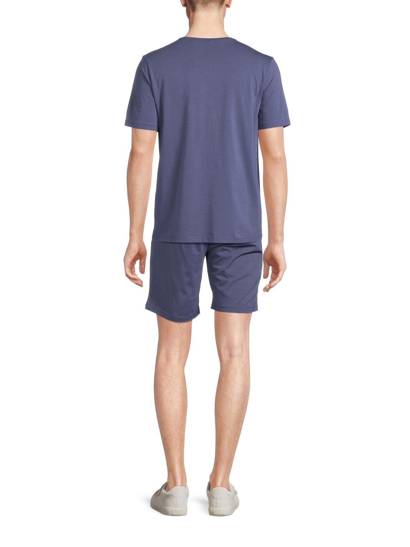 Stretch Cotton Regular Rise Shorts With Embroidered Logo