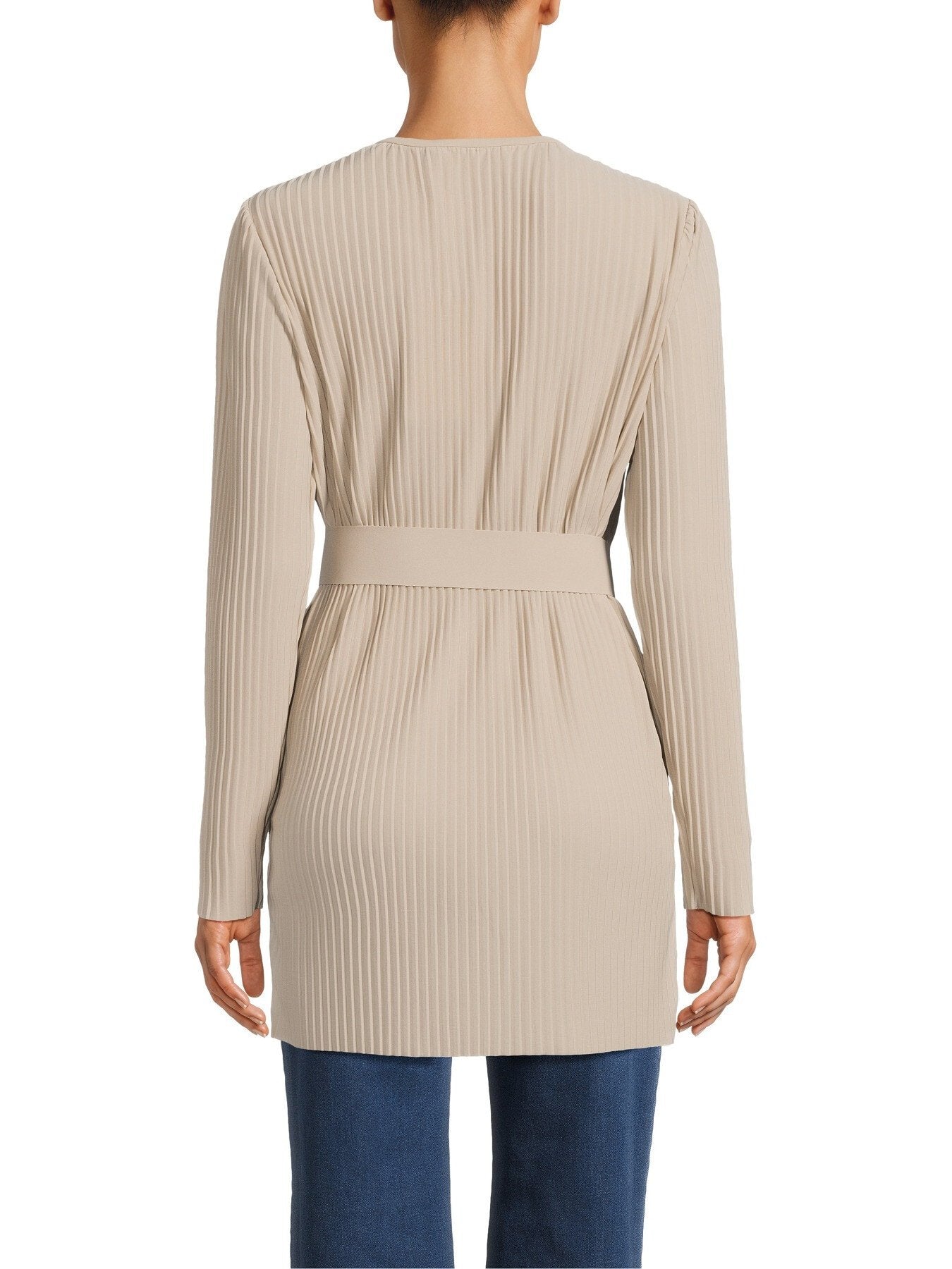 Fiesta Plissé Belted Cardigan