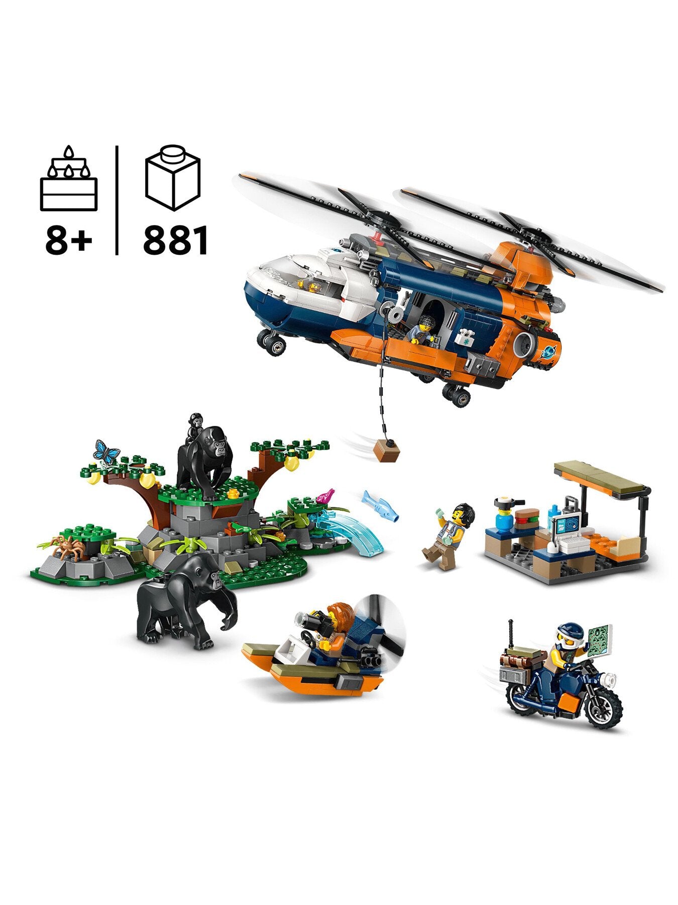 Jungle Explorer Helicopter at Base Camp 60437