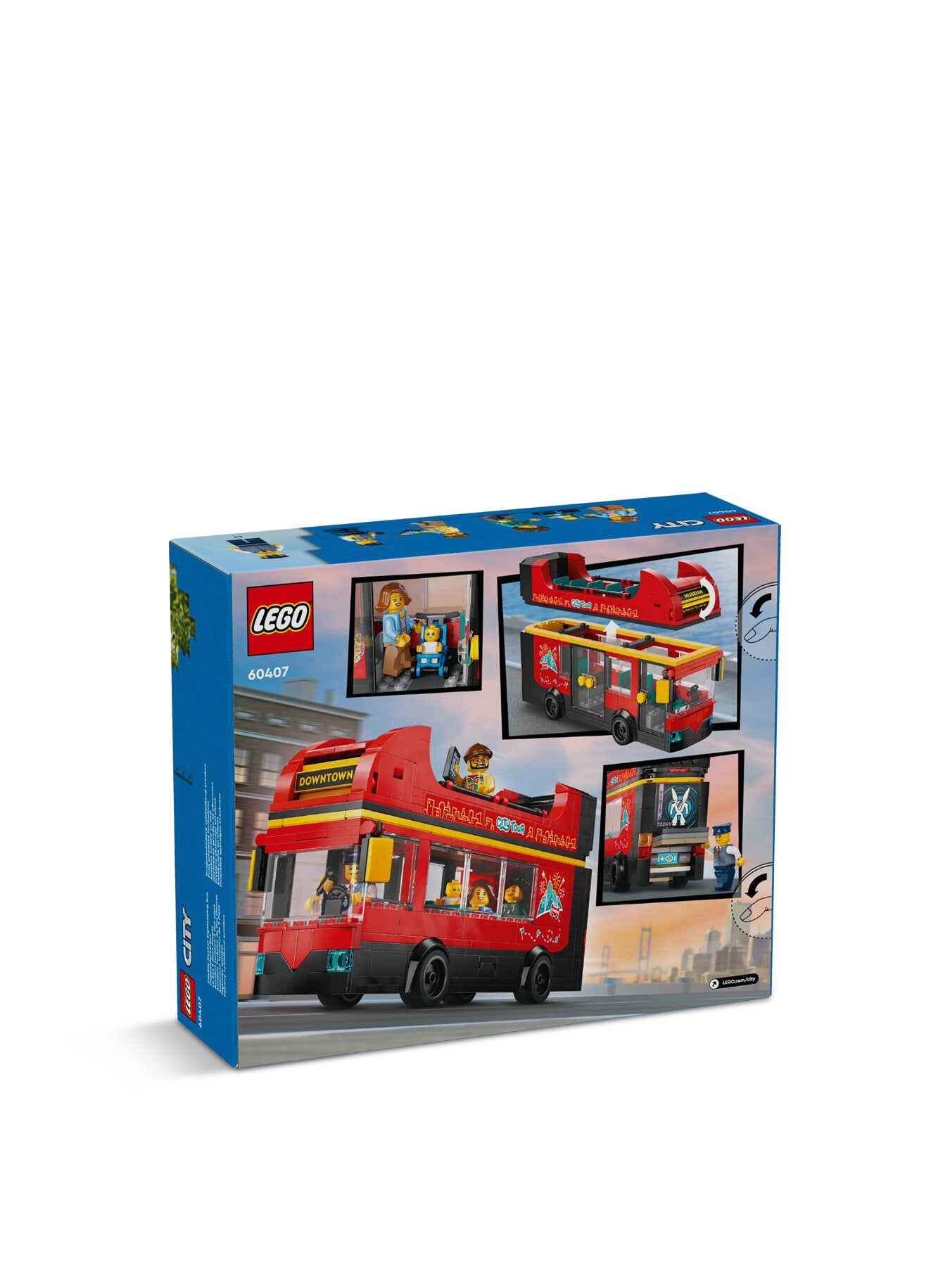 Red Double-Decker Sightseeing Bus 60407