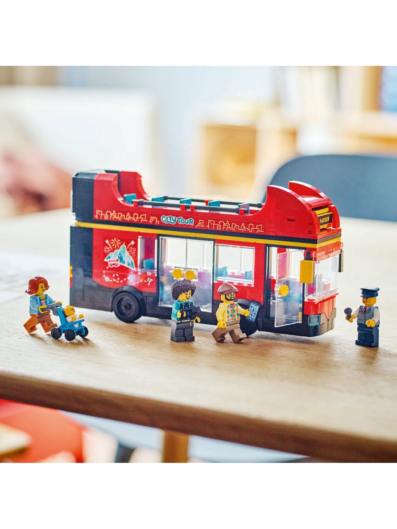 Red Double-Decker Sightseeing Bus 60407