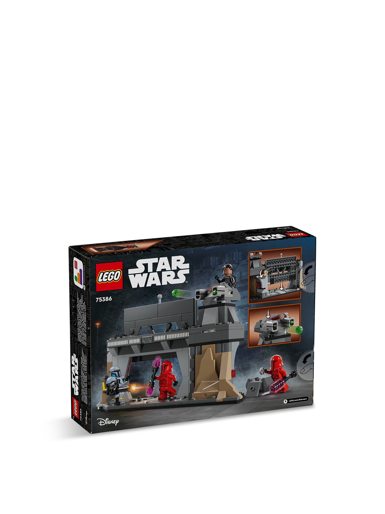 Paz Vizsla and Moff Gideon Battle 75386