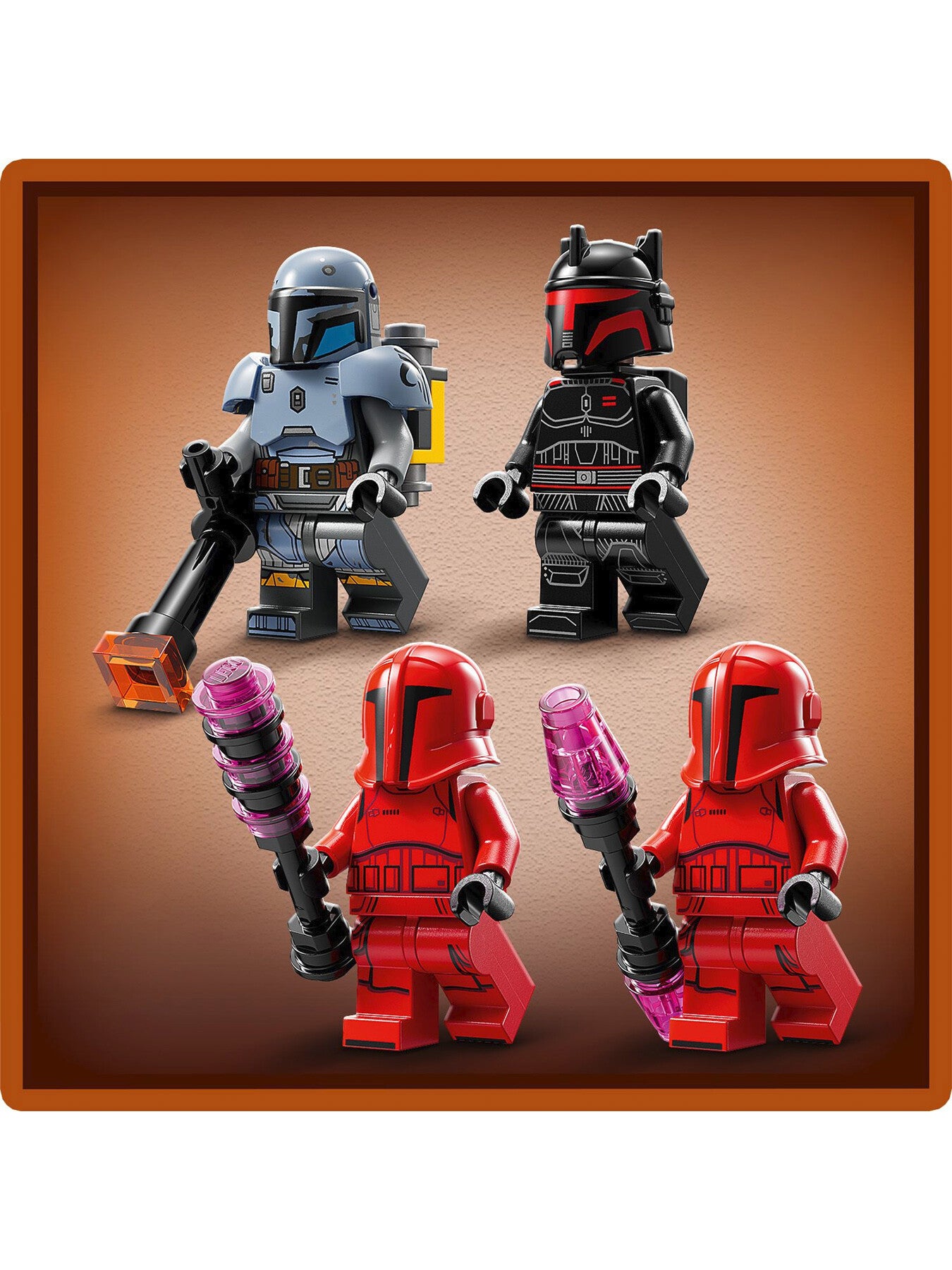 Paz Vizsla and Moff Gideon Battle 75386