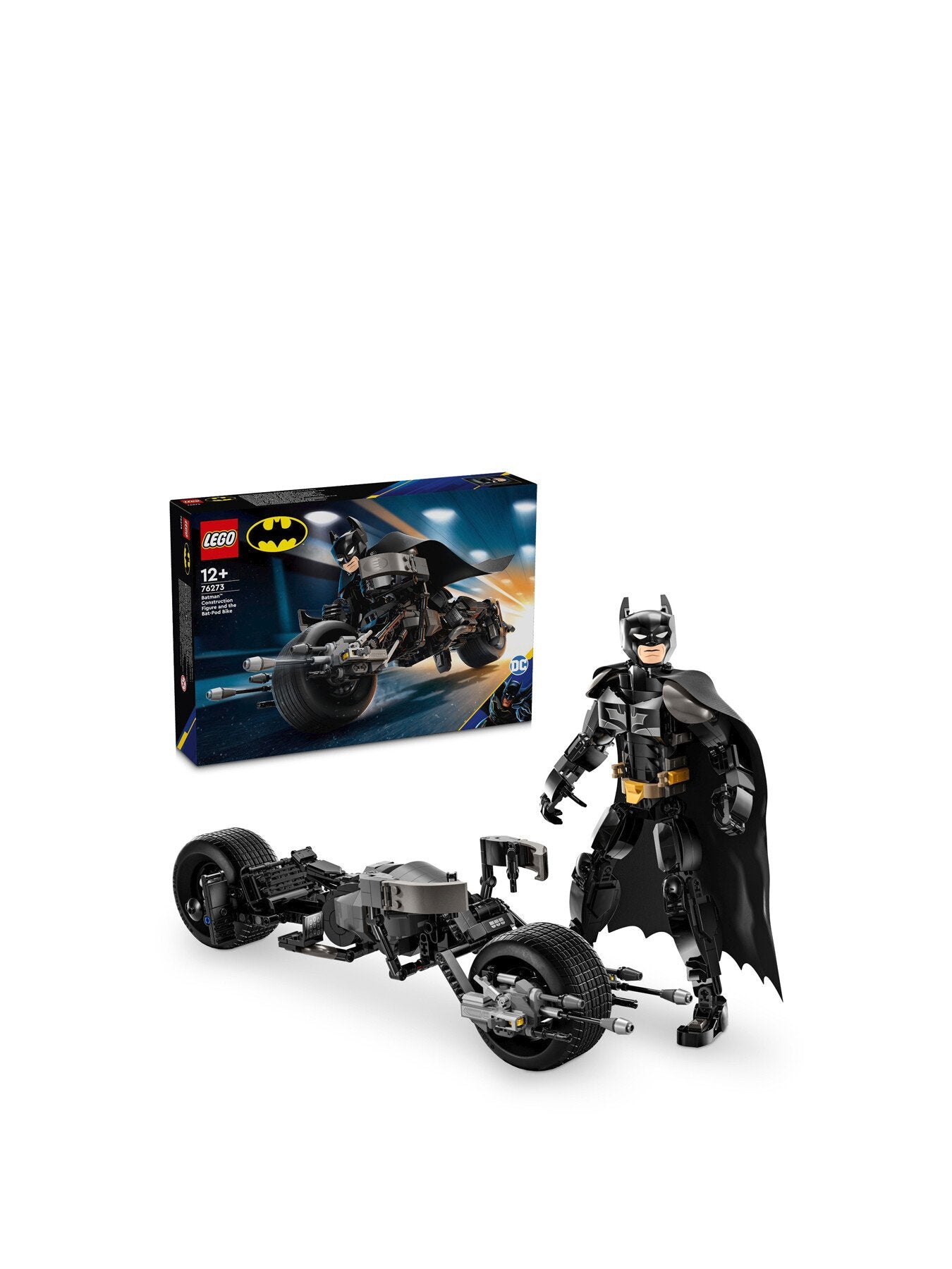 Batman™ Construction Figure and the Bat-Pod Bike 76273
