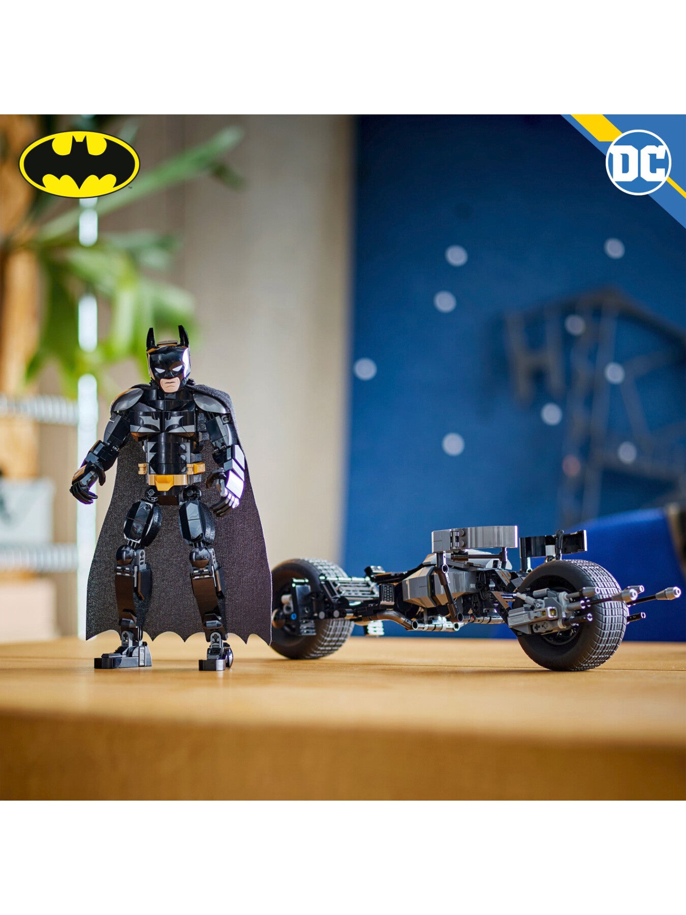 Batman™ Construction Figure and the Bat-Pod Bike 76273