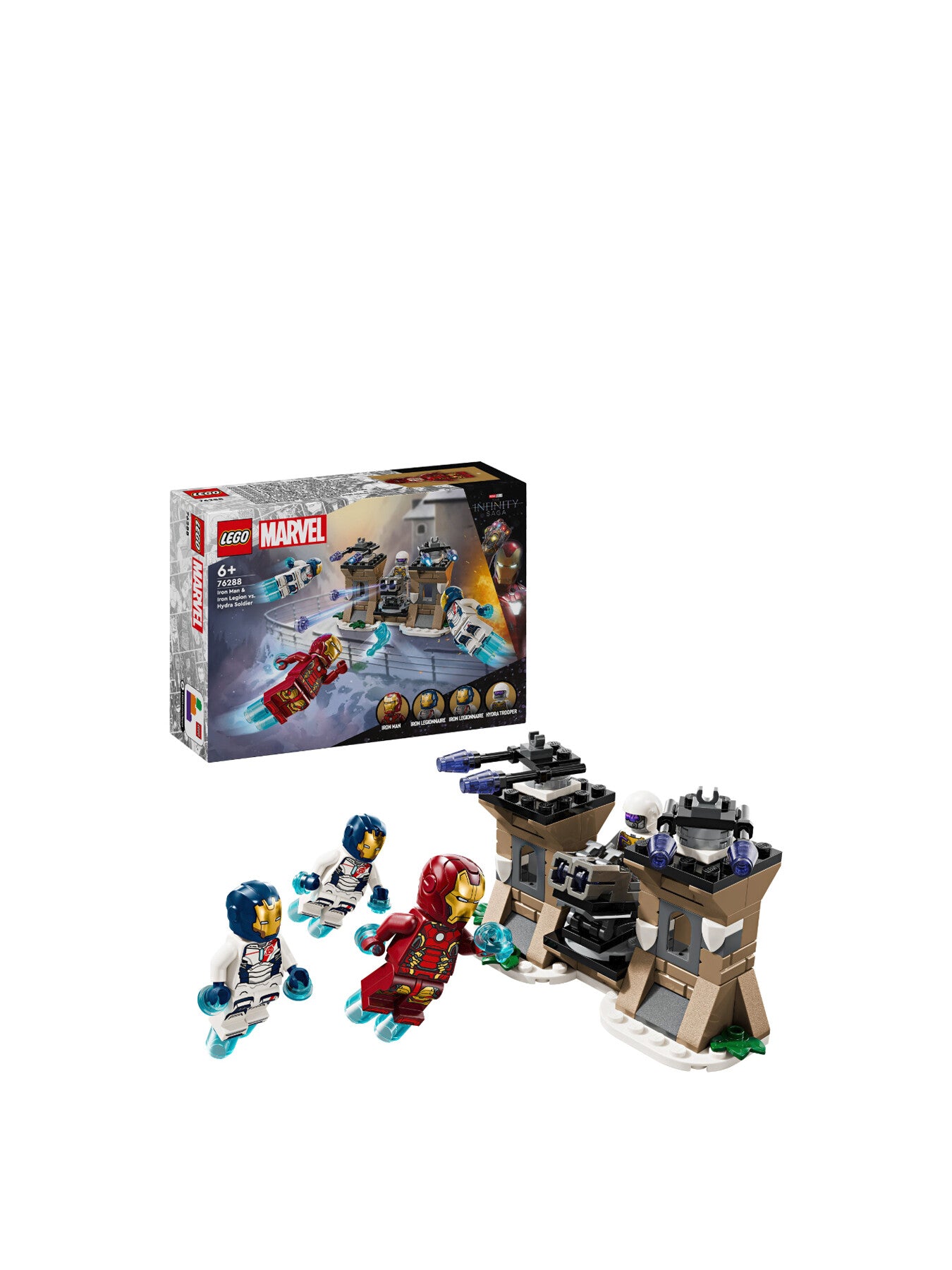 Iron Man and Iron Legion vs Hydra Soldier 76288