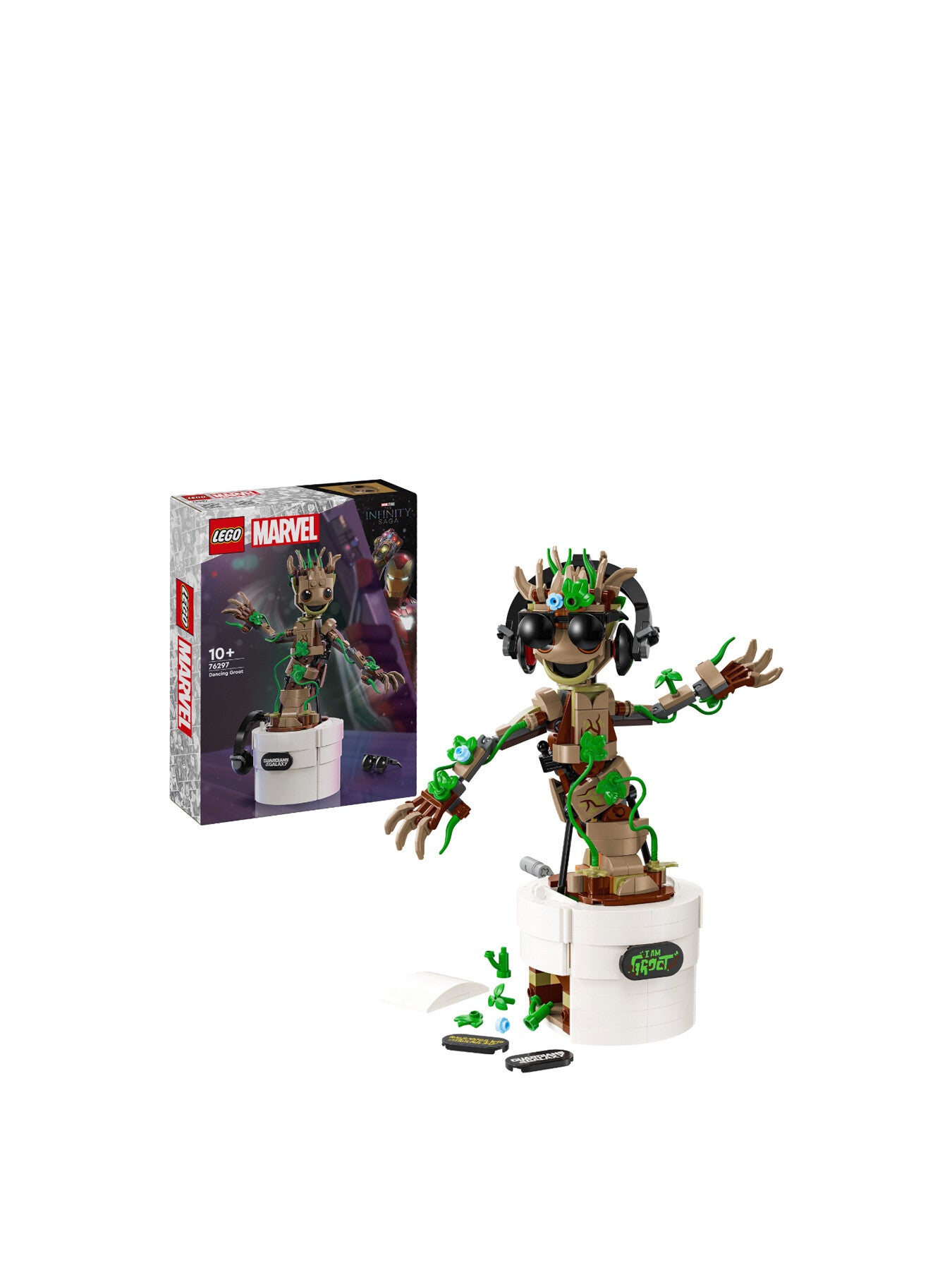 Marvel Dancing Groot Guardians of the Galaxy Set 76297
