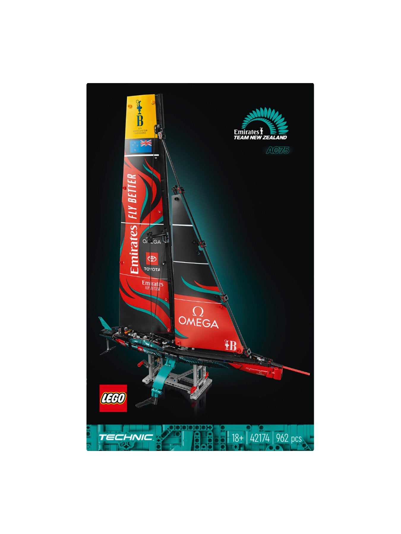 Technic Emirates Team New Zealand AC75 Yacht 42174