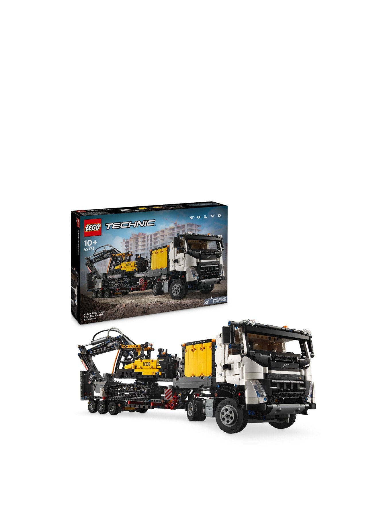Technic Volvo FMX Truck EC230 Electric Excavator 4175