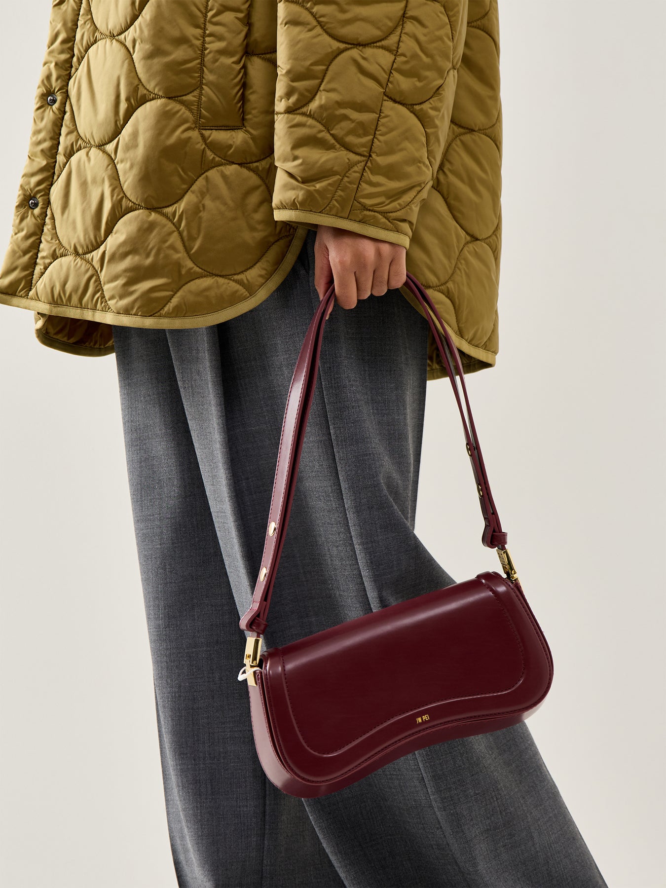 Joy Shoulder Bag Burgundy