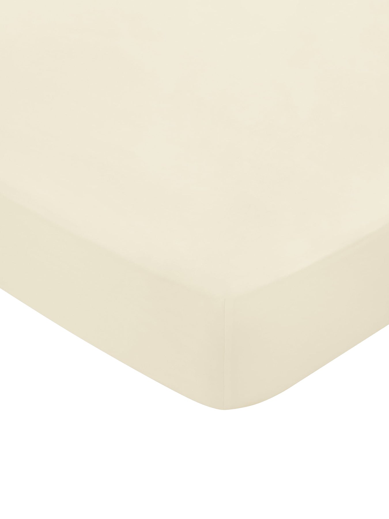 400 thread count Sateen Plain Dye Cover Set Chalk Double