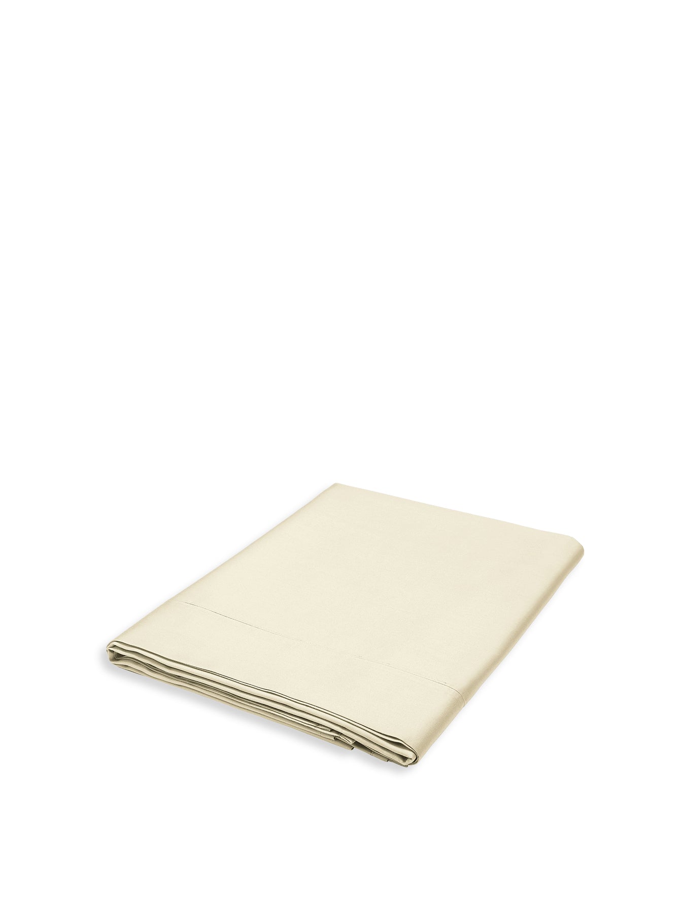 400 thread count Sateen Plain Dye Cover Set Chalk Double