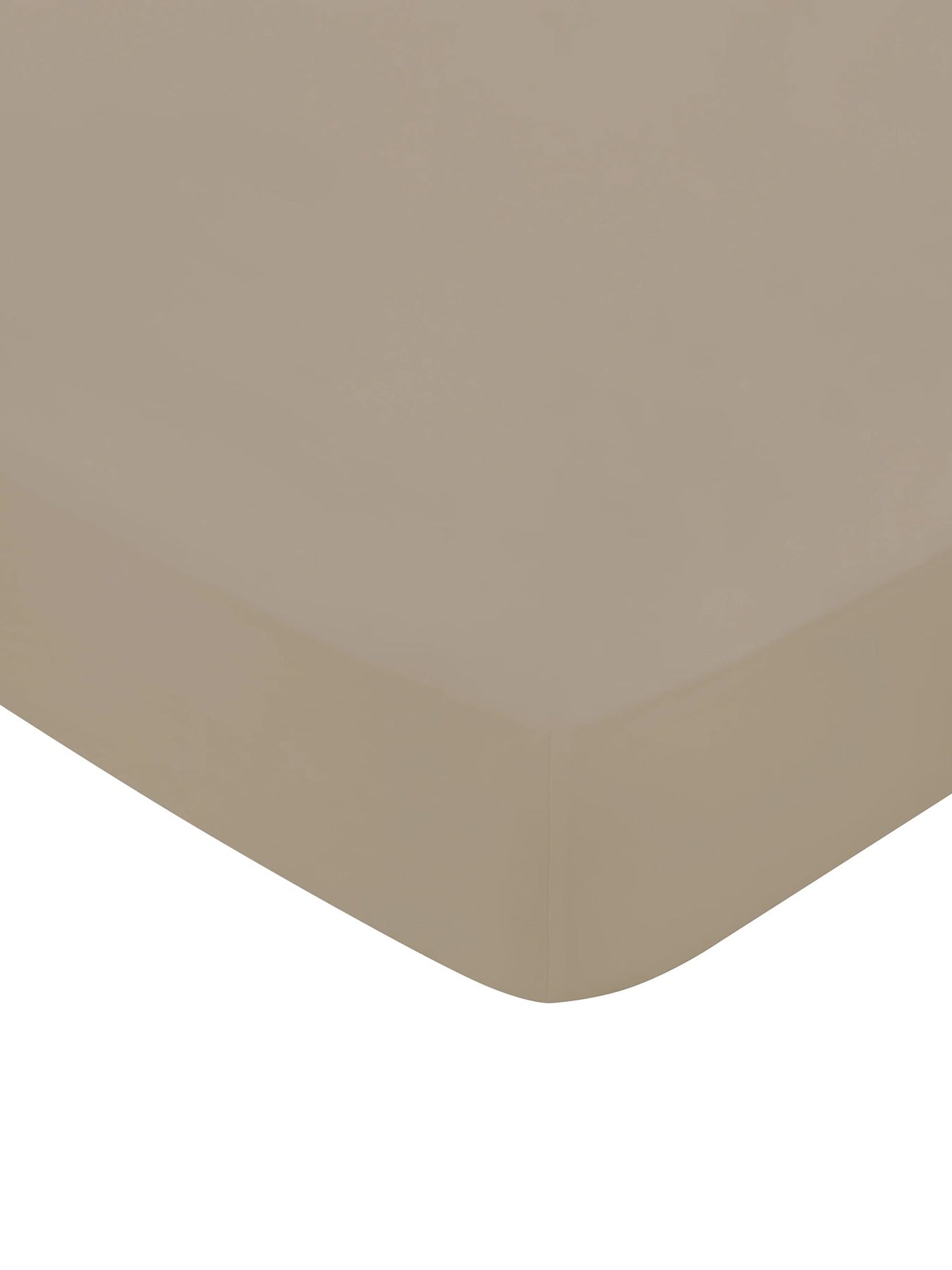 400 thread count Sateen Plain Dye Cover Set Brown