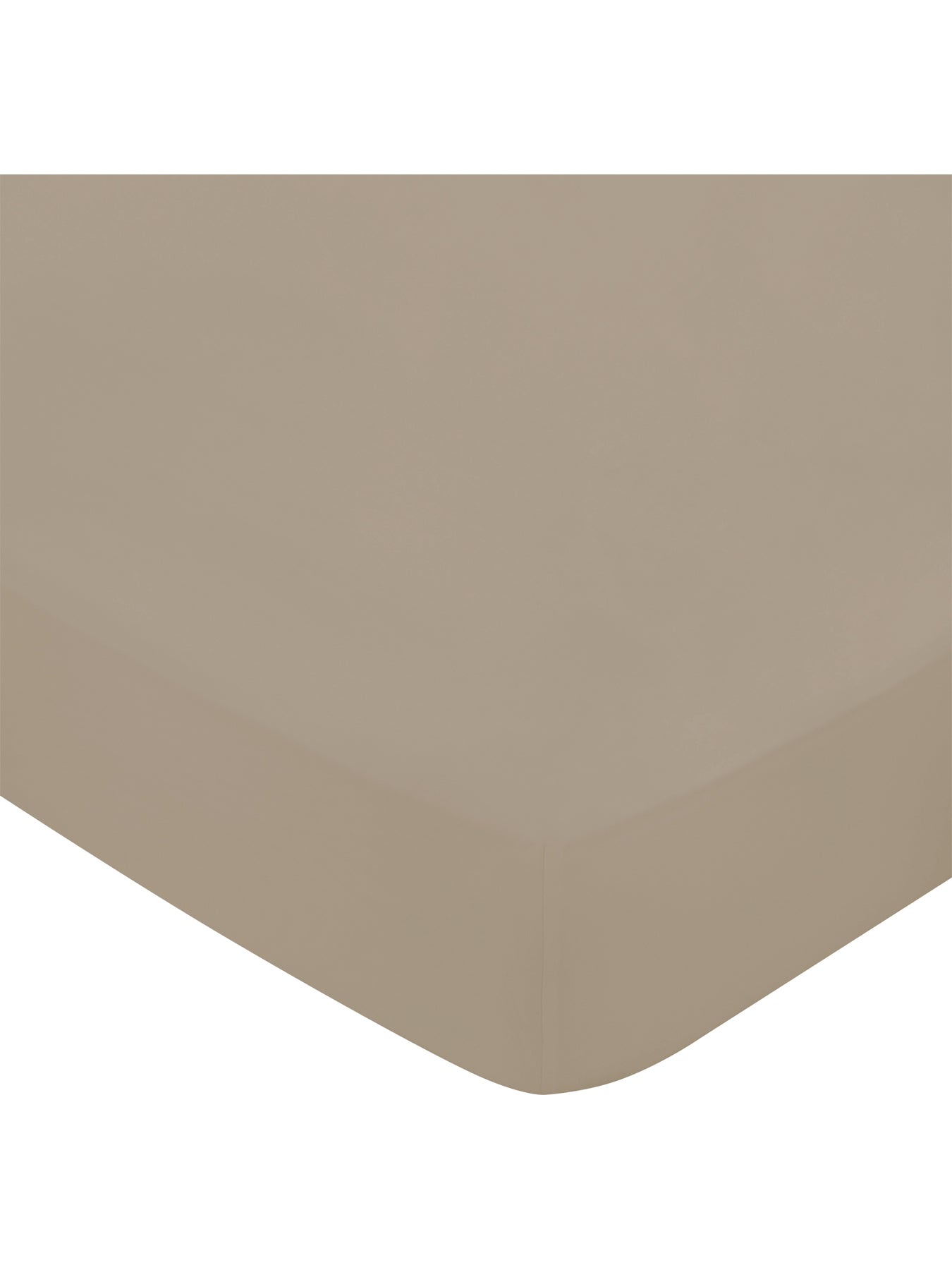 400TC Sateen Plain Dye Fitted Sheet