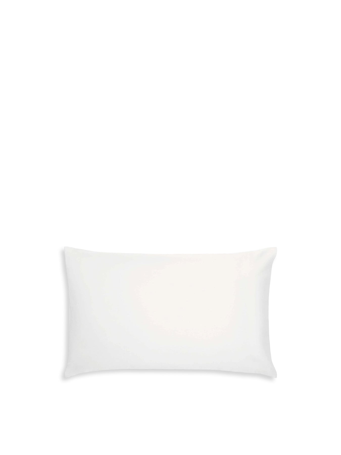 400 thread count Sateen Plain Dye Pillow Case Pair White