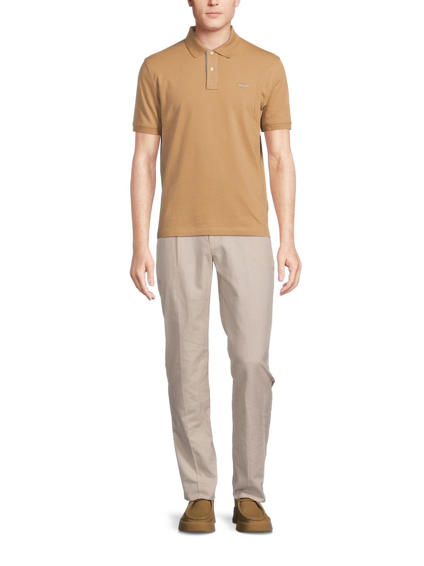 Contrast Piqué Polo Shirt