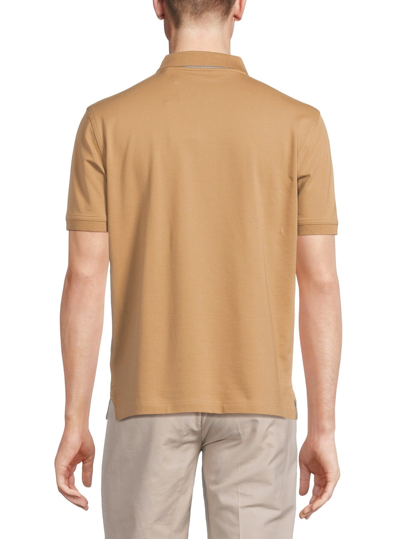 Contrast Piqué Polo Shirt