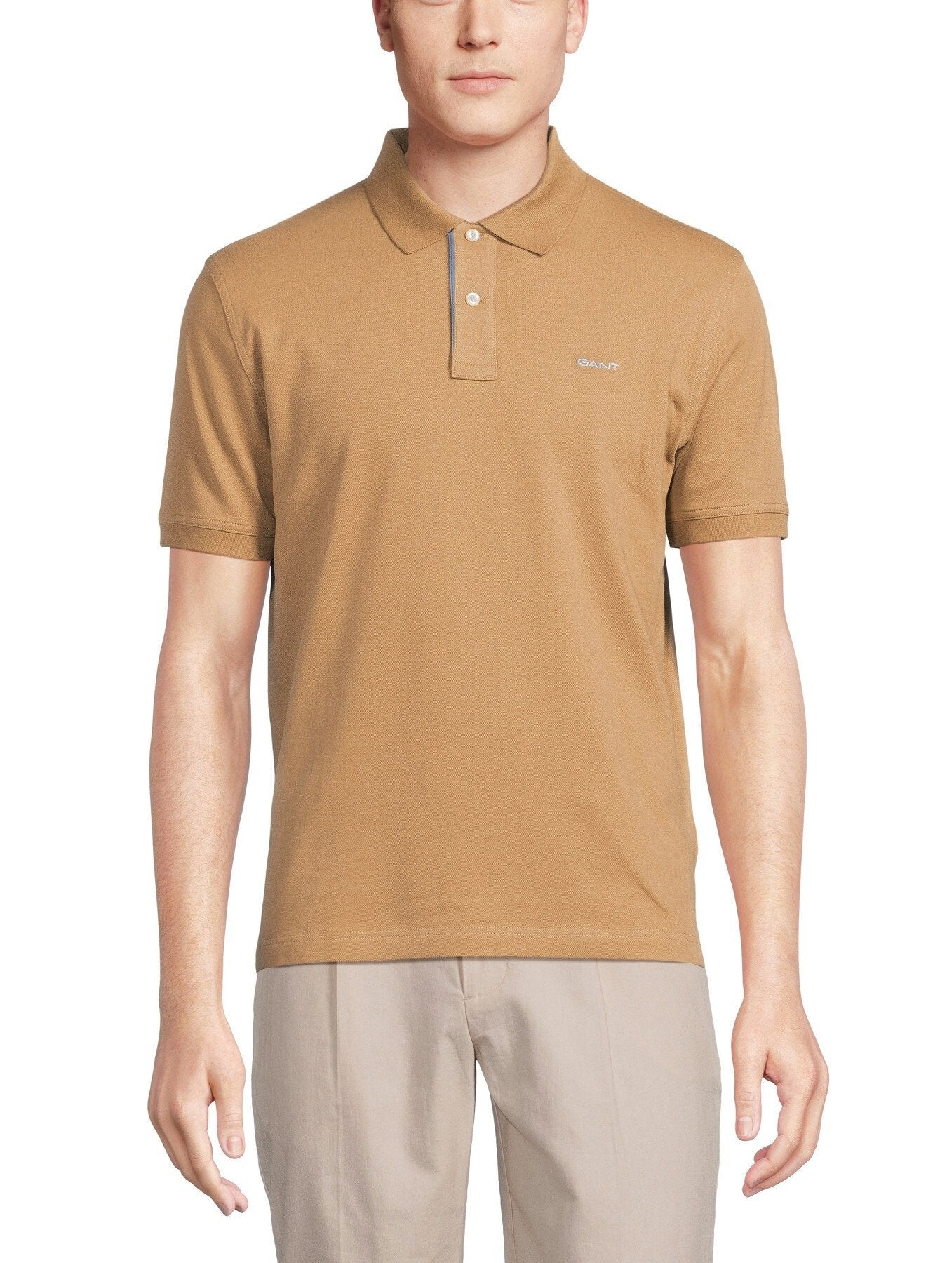 Contrast Piqué Polo Shirt