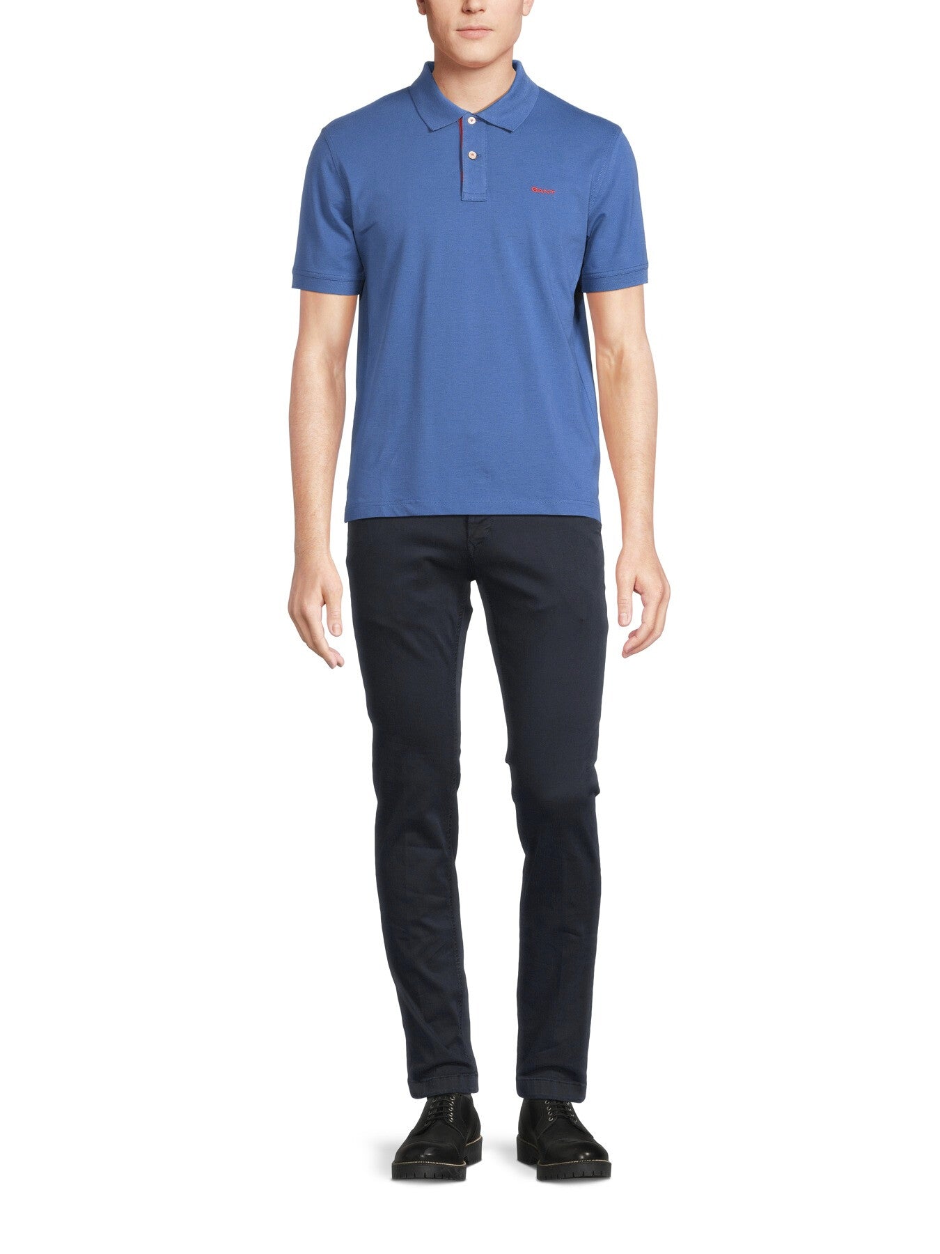 Contrast Piqué Polo Shirt