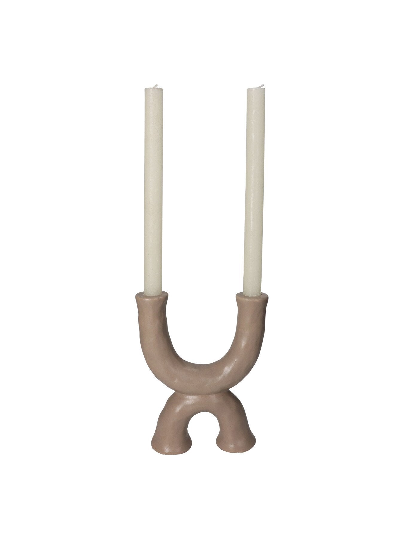 Candle Stick Organic Beige