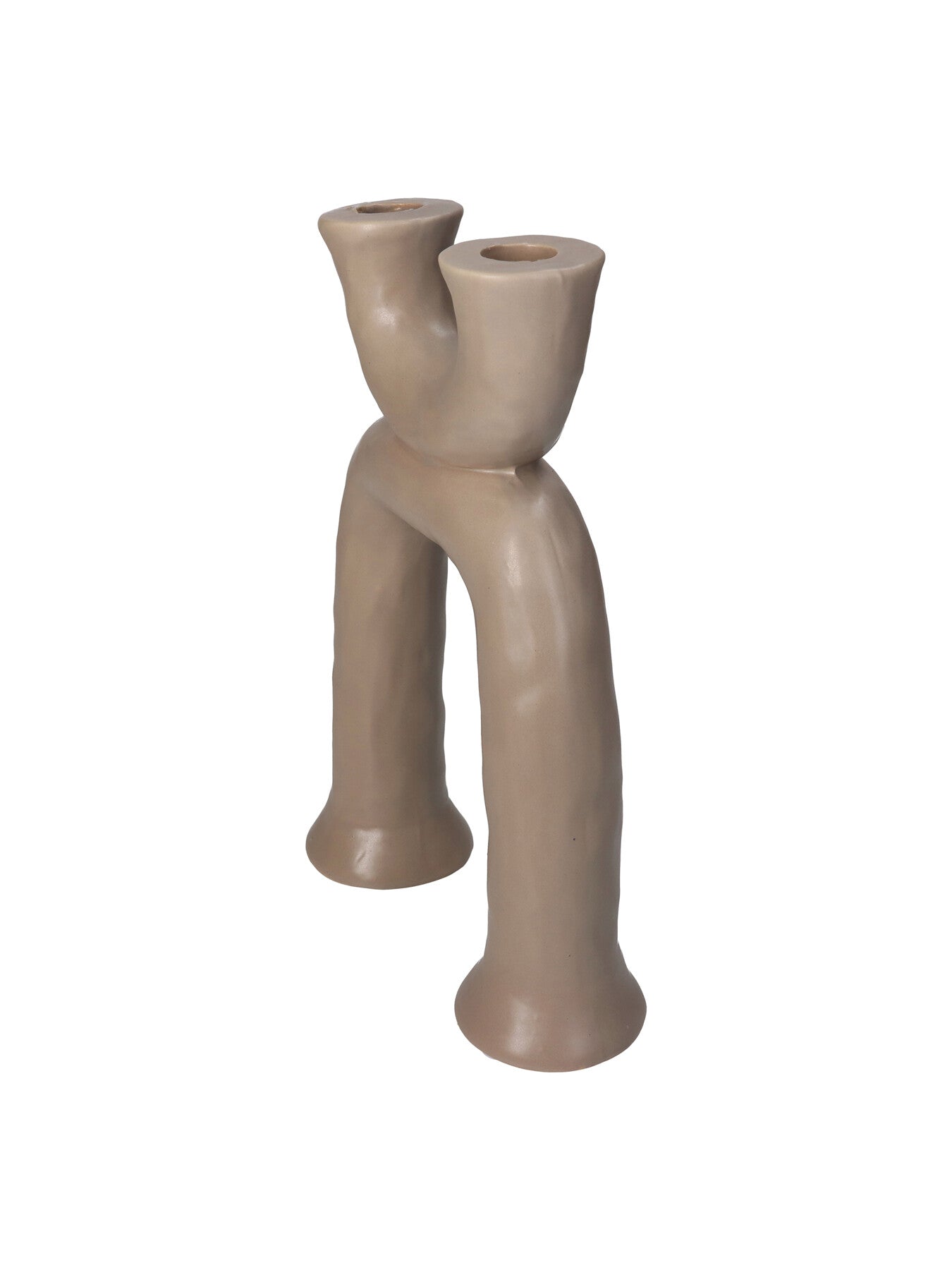 Organic Beige Candle Stick