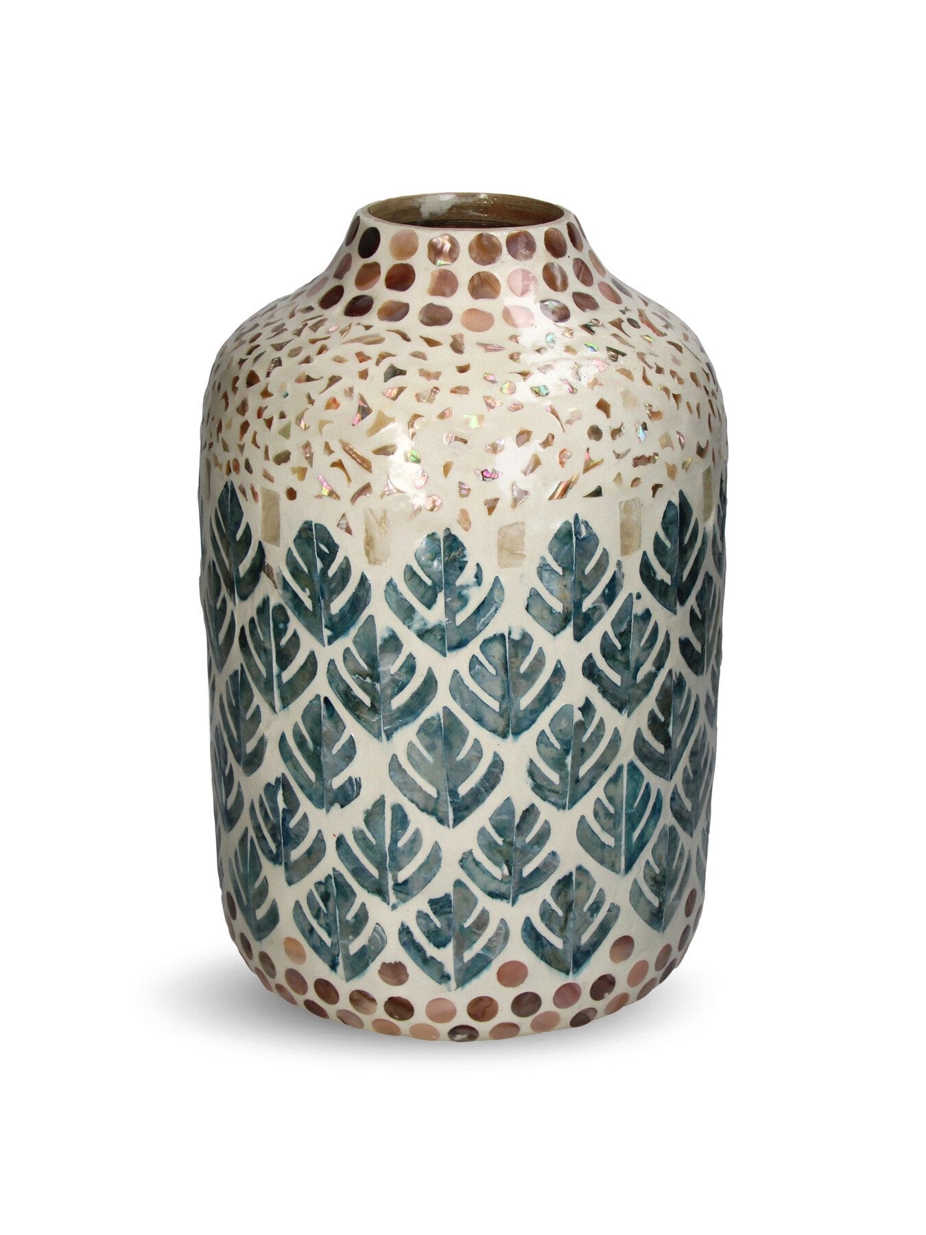 Multi Capiz Vase