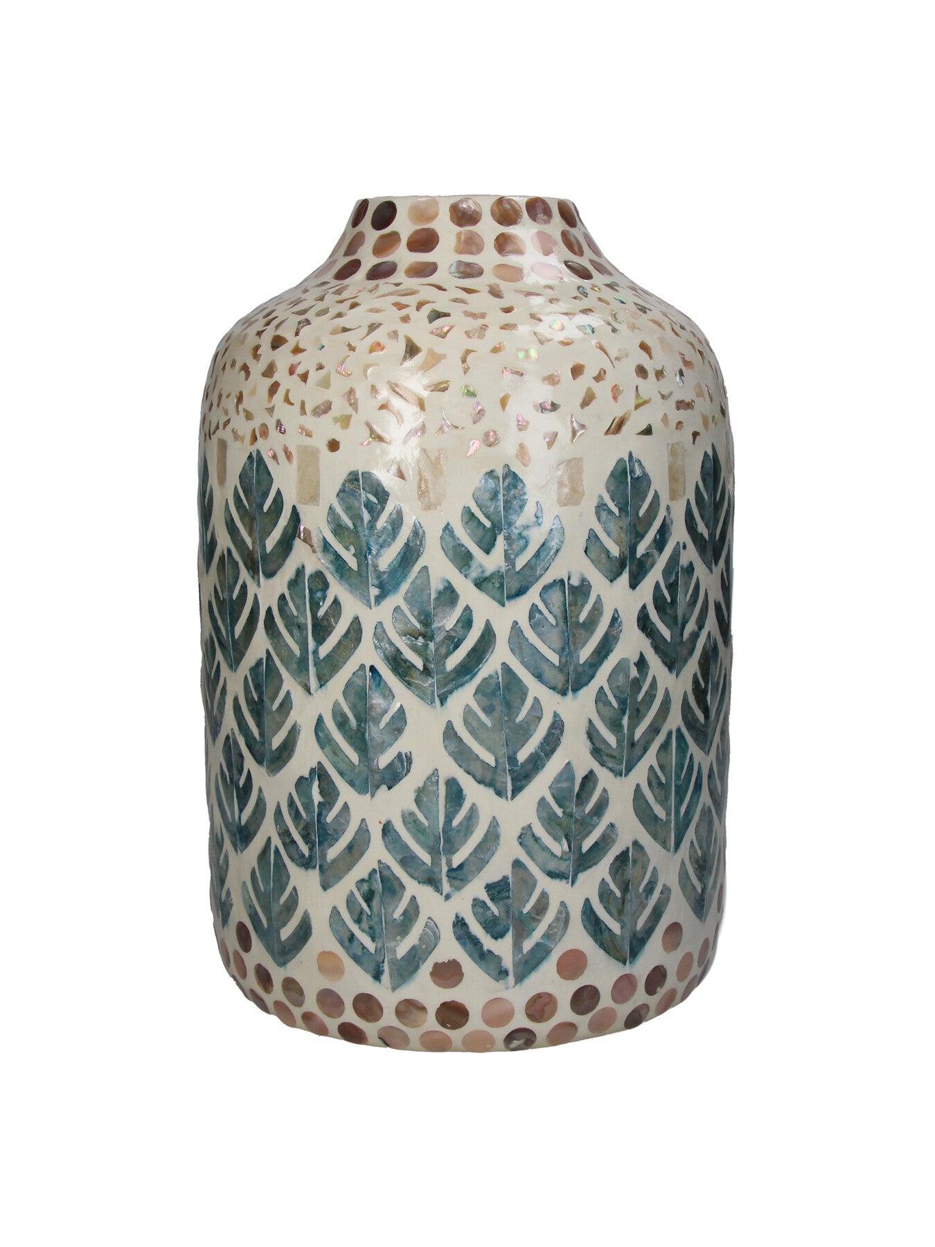 Multi Capiz Vase