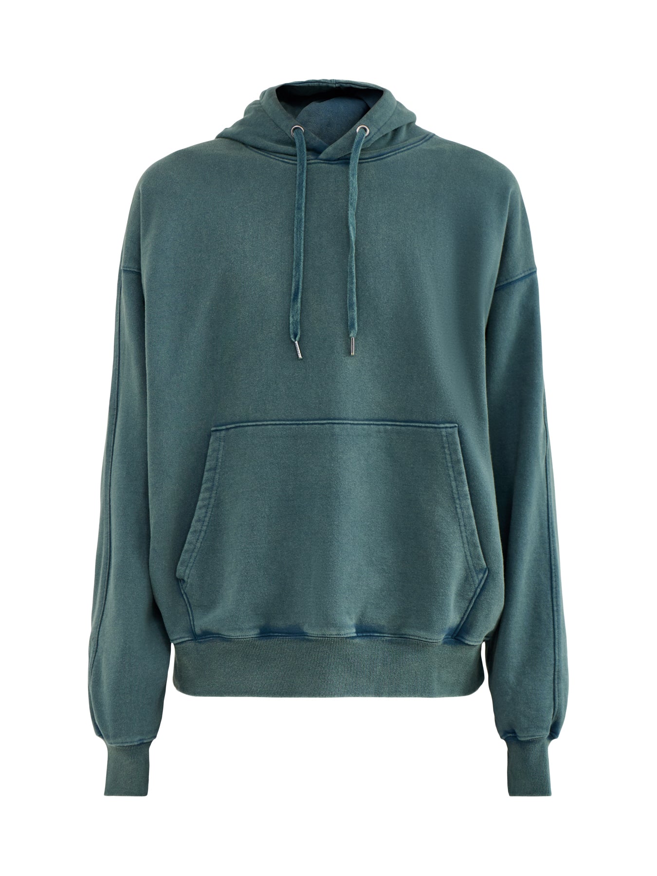 Vintage Dyeing Pullover Hoodie Green