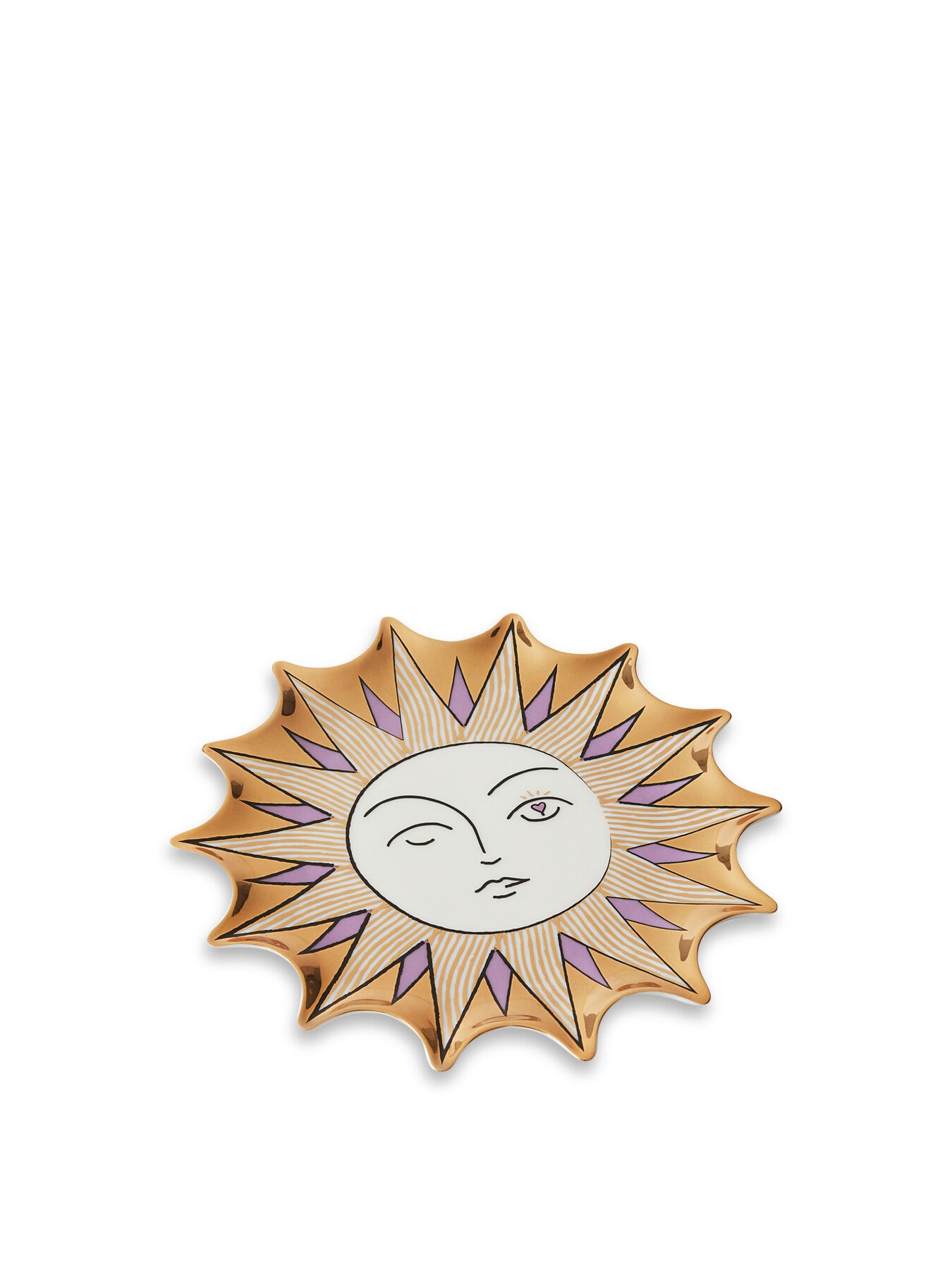 Muse Sun Trinket Tray Gold
