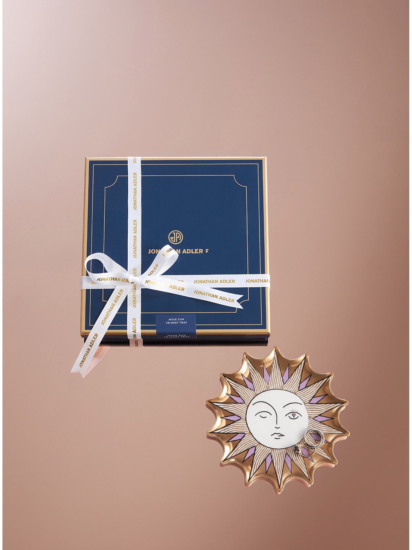 Muse Sun Trinket Tray Gold