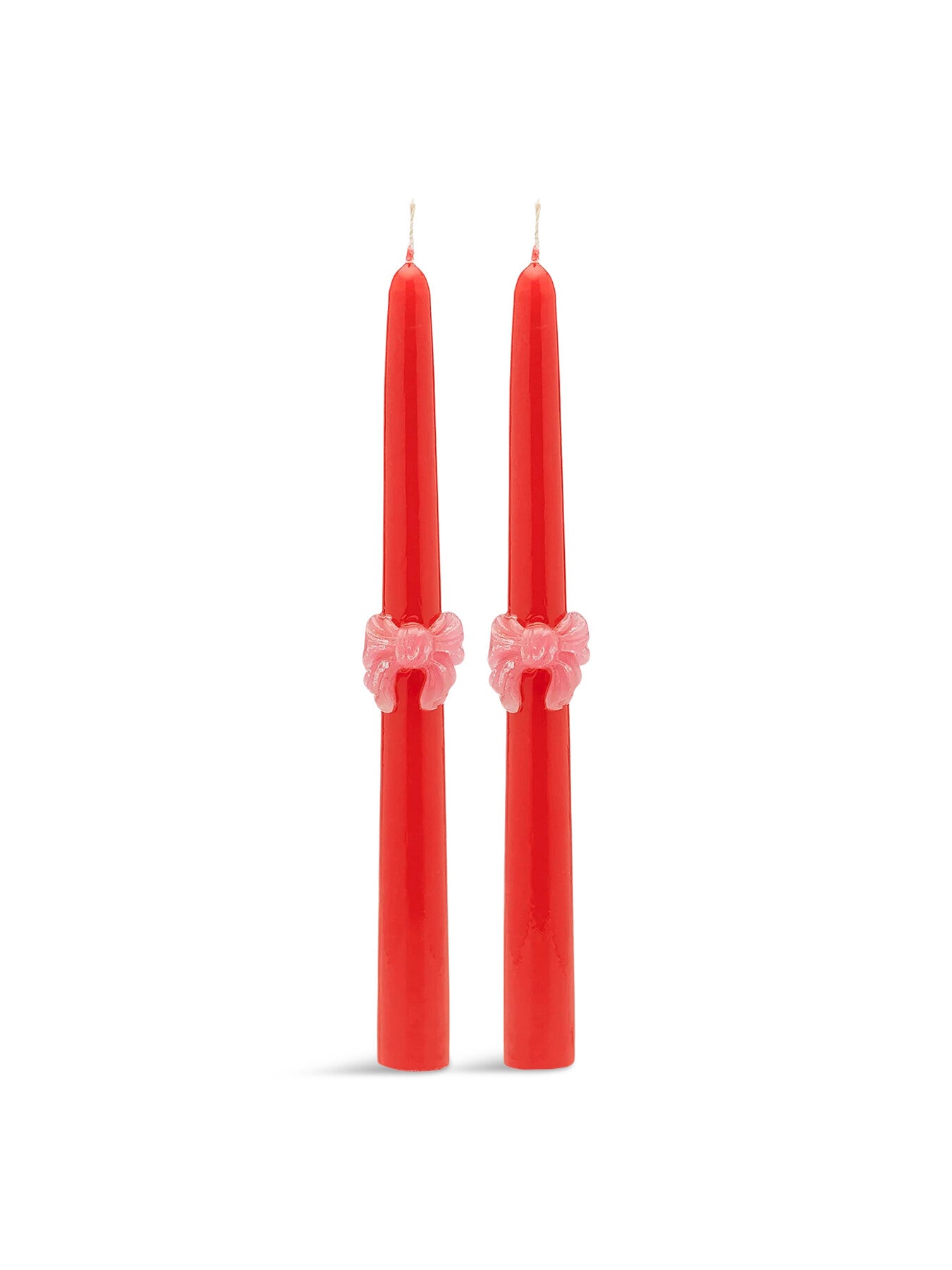Loving Bow Candle Set of 2