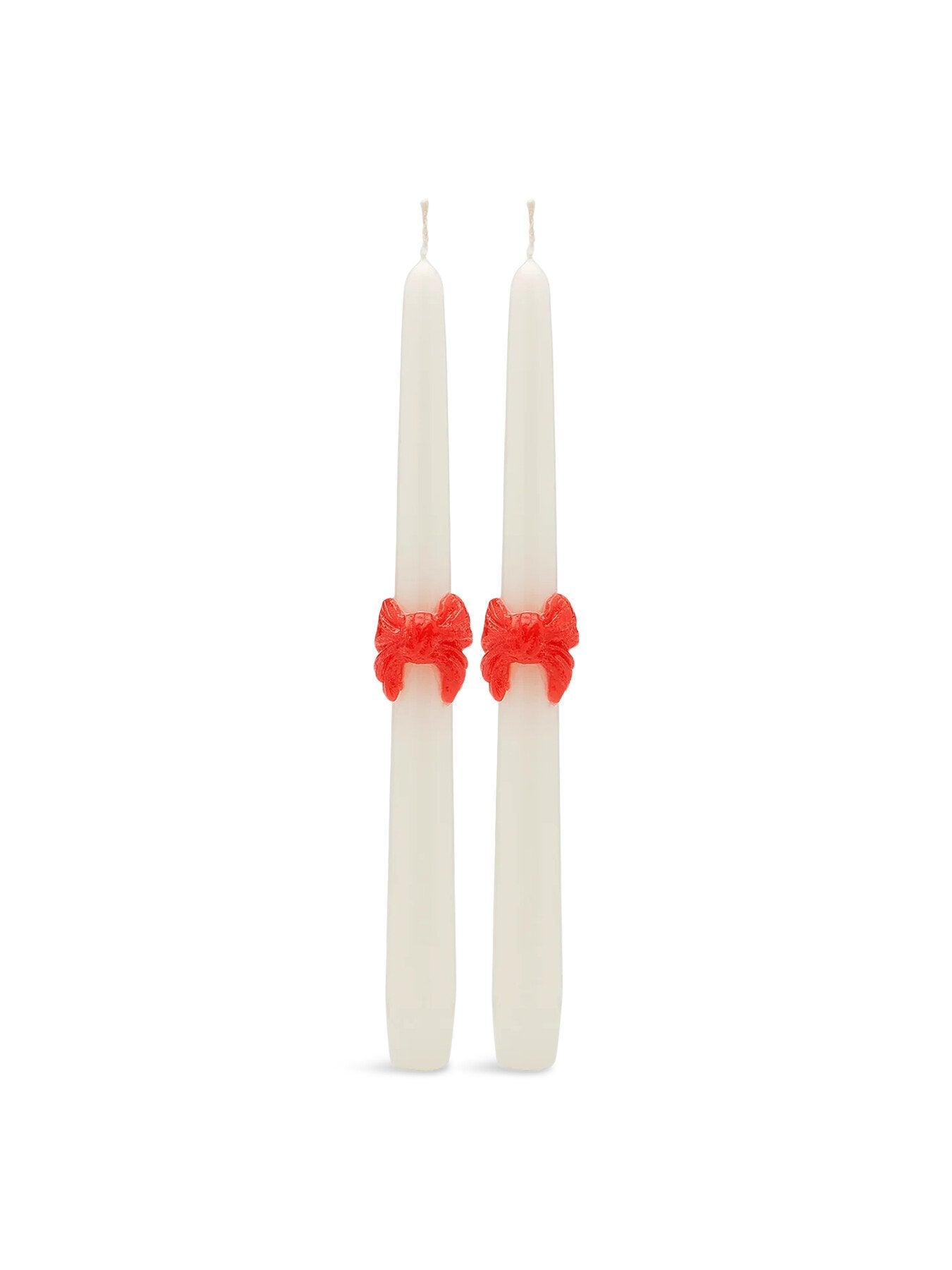 Classic Bow Candle Set of 2