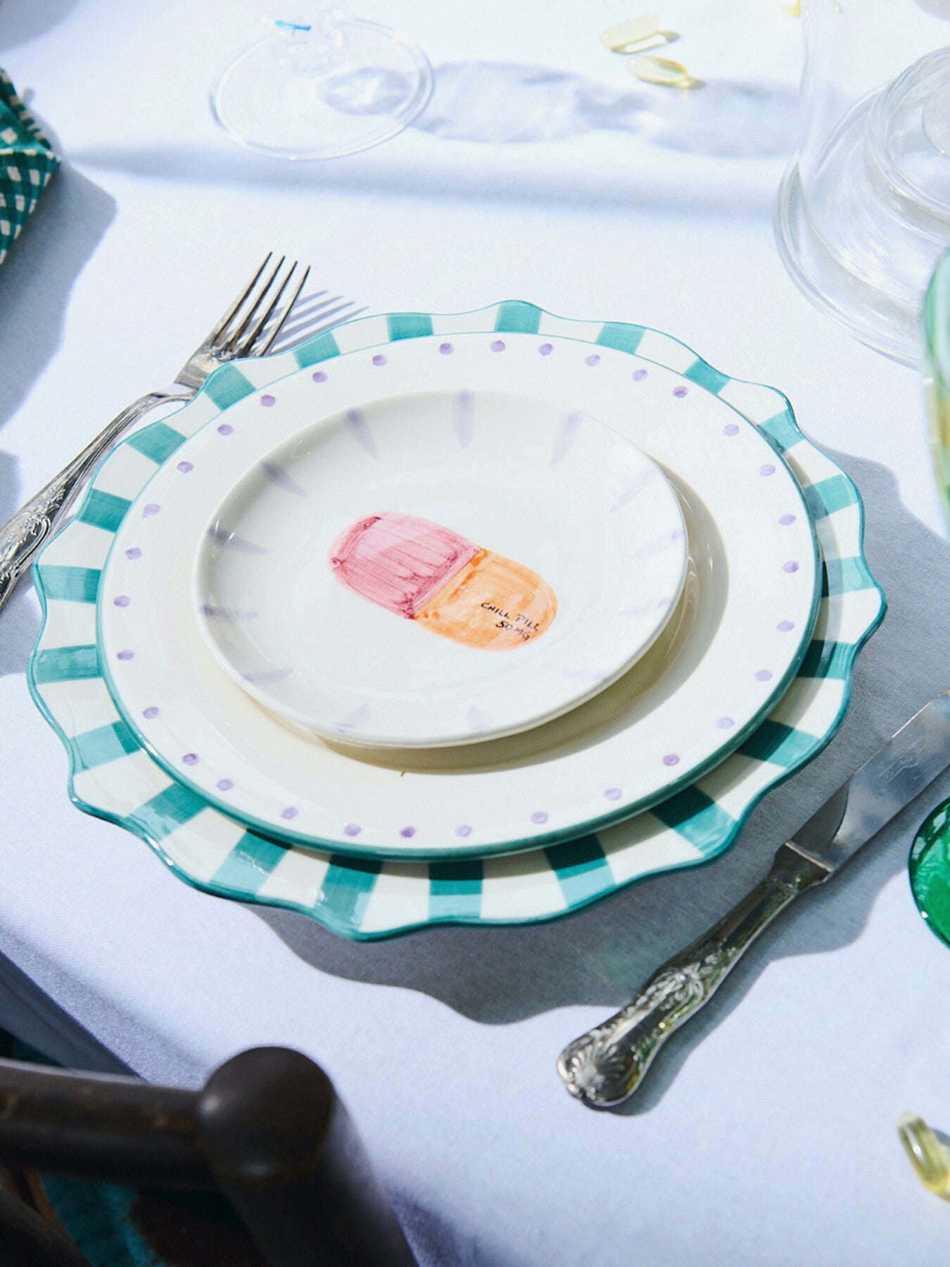 Chill Pill Dessert Plate