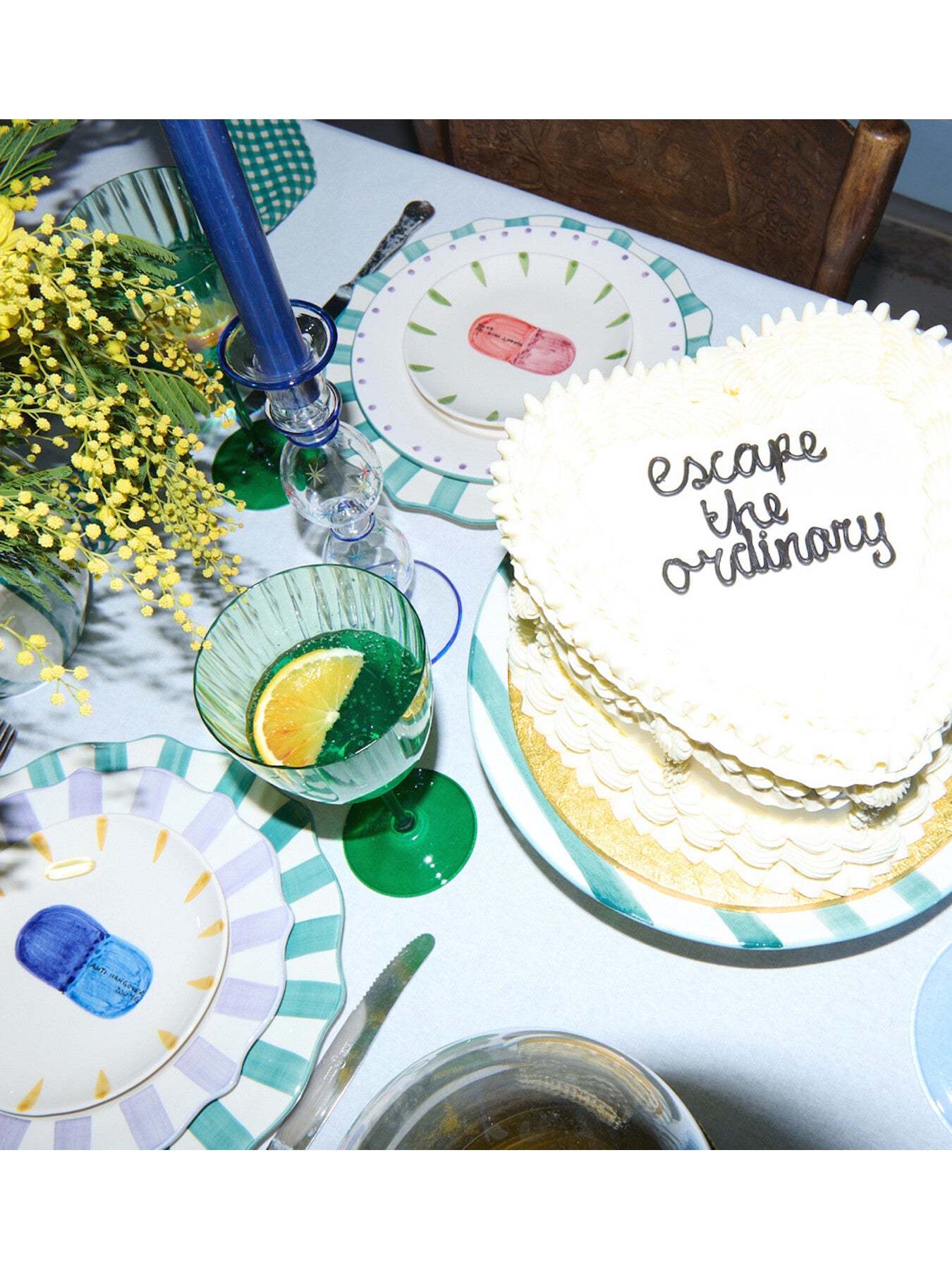 Anti Hangover Pill Dessert Plate