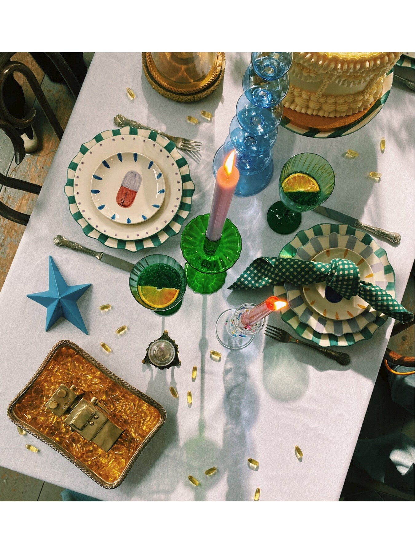 Instant Pleasure Pill Dessert Plate