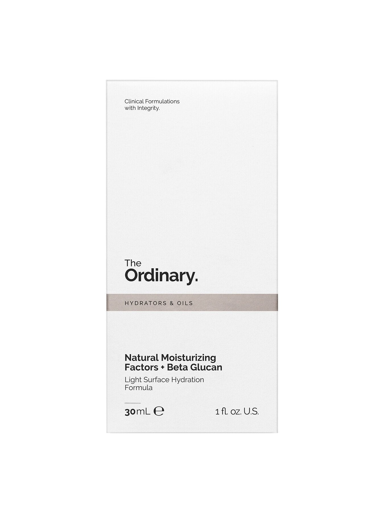 Natural Moisturizing Factors plus Beta Glucan