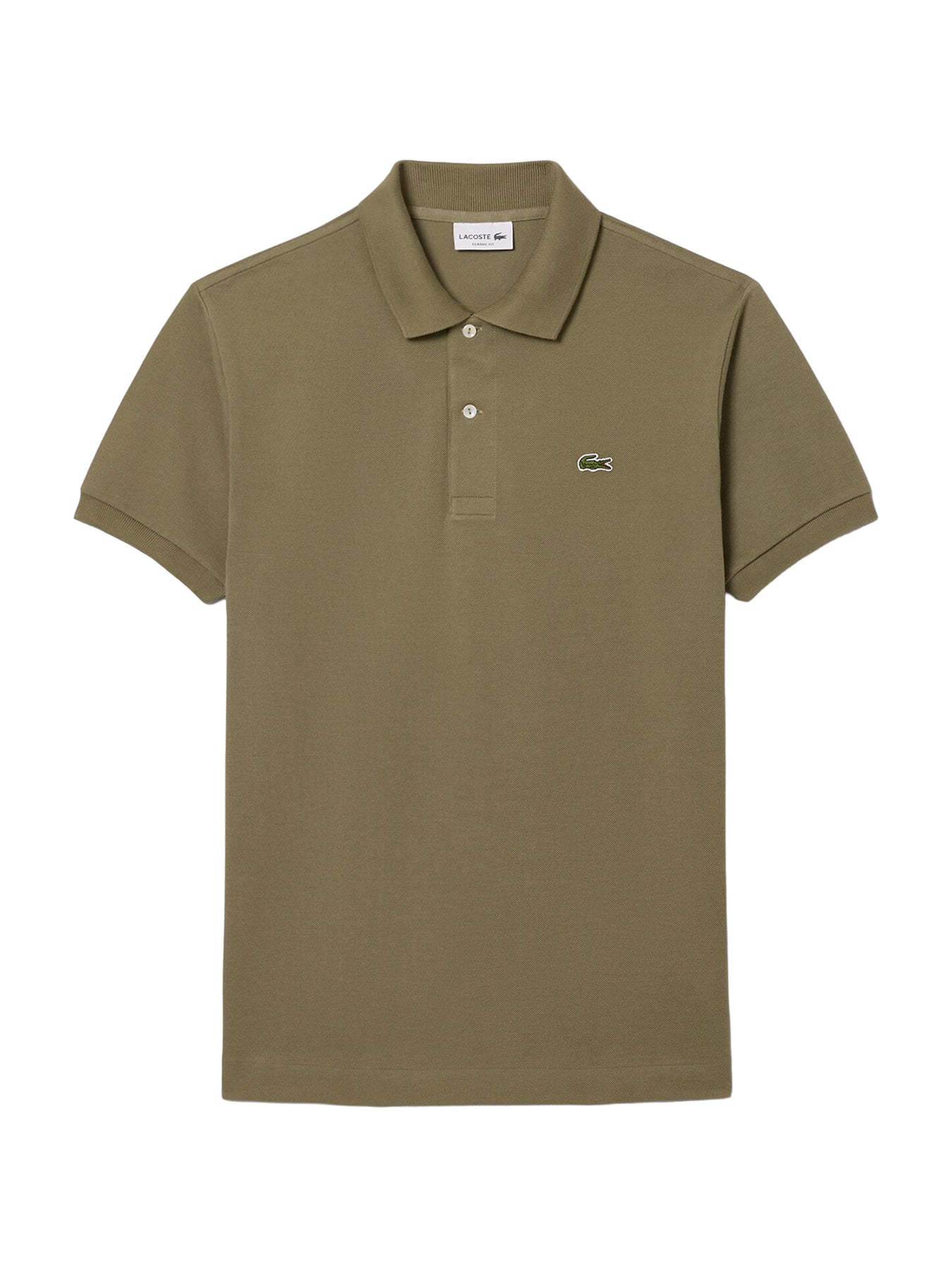 Classic Cotton Polo Shirt Khaki