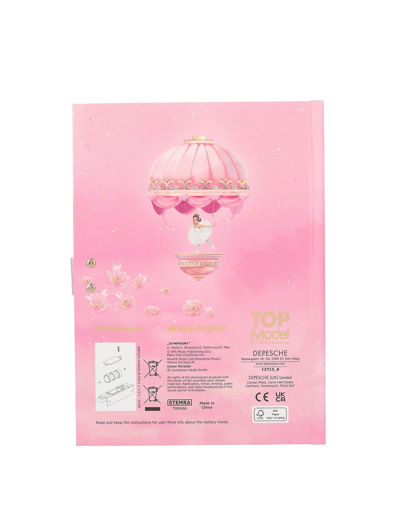 TOPModel Ballet Diary With Code And Sound