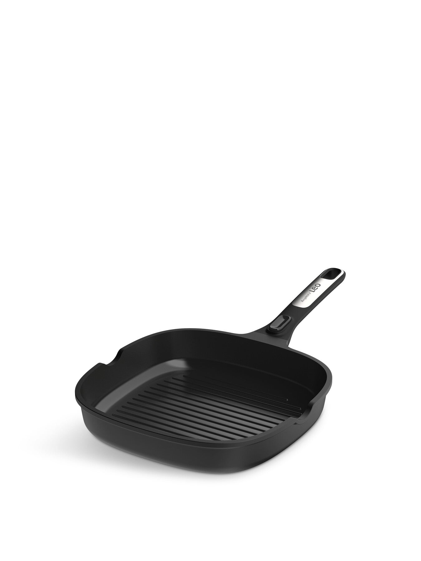 LEO Phantom Recycled Cast Aluminium Grill Pan with Detatchable Handle