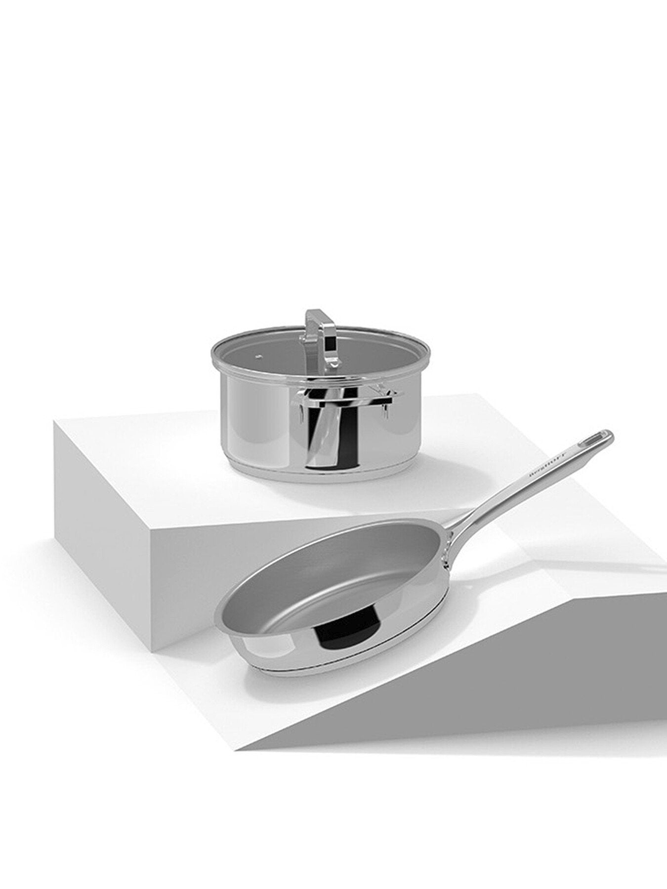 DiNA Helix Recycled Stainless Steel Saucepan 1.5L
