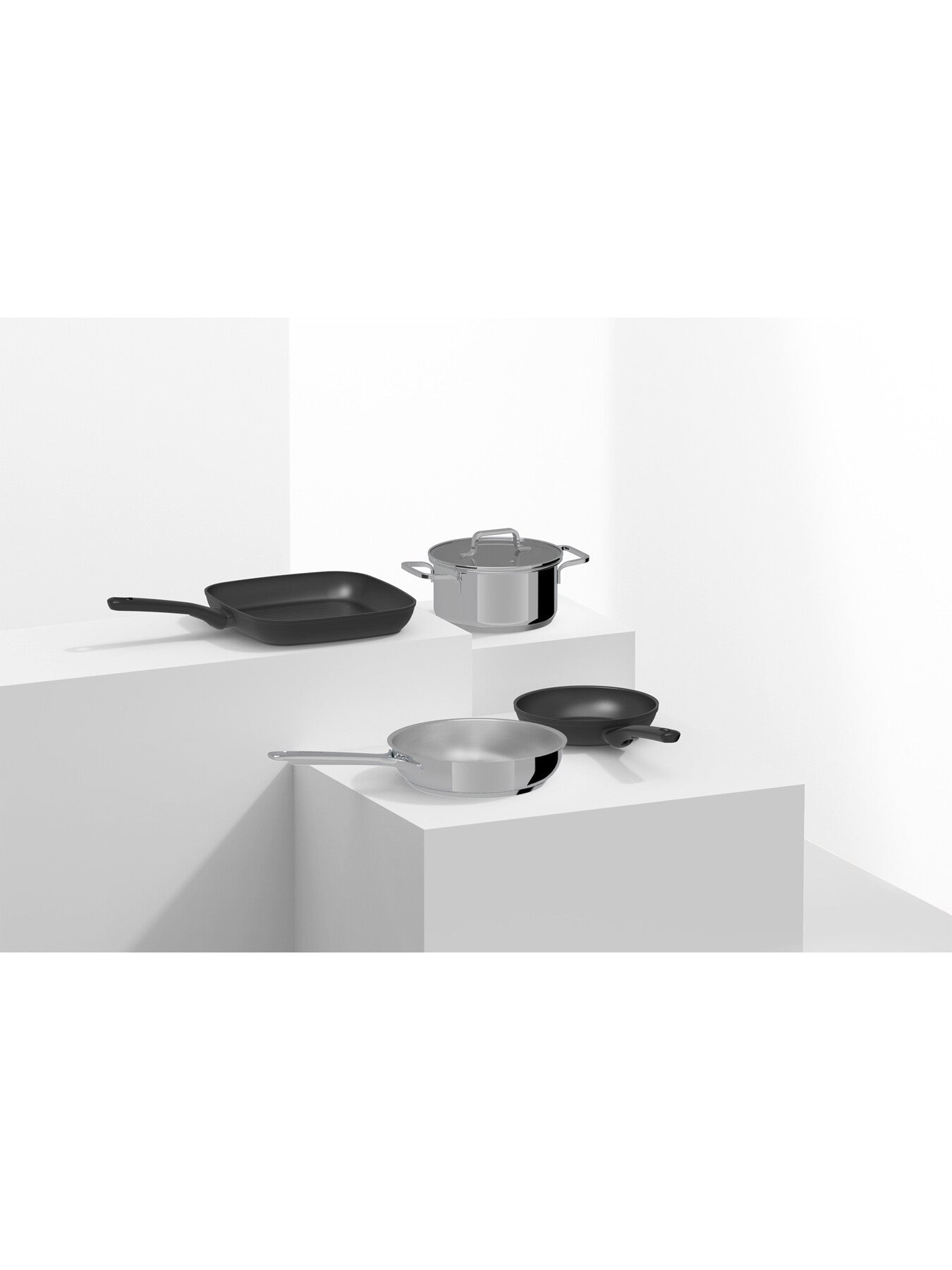 DiNA Helix Recycled Stainless Steel Saucepan 1.5L