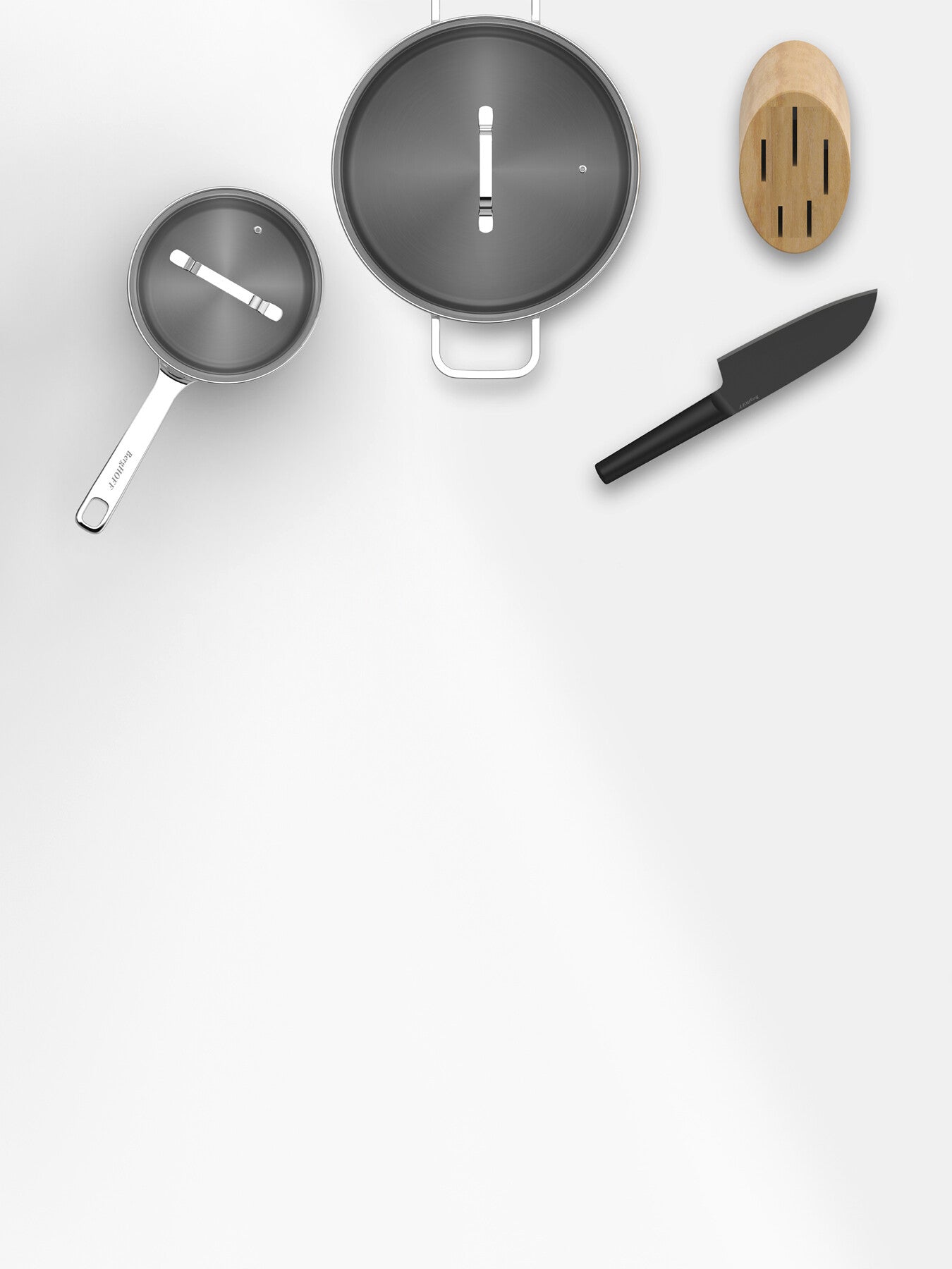 DiNA Helix 9 Piece Recycled Stainless Steel and Aluminium Cookware Set