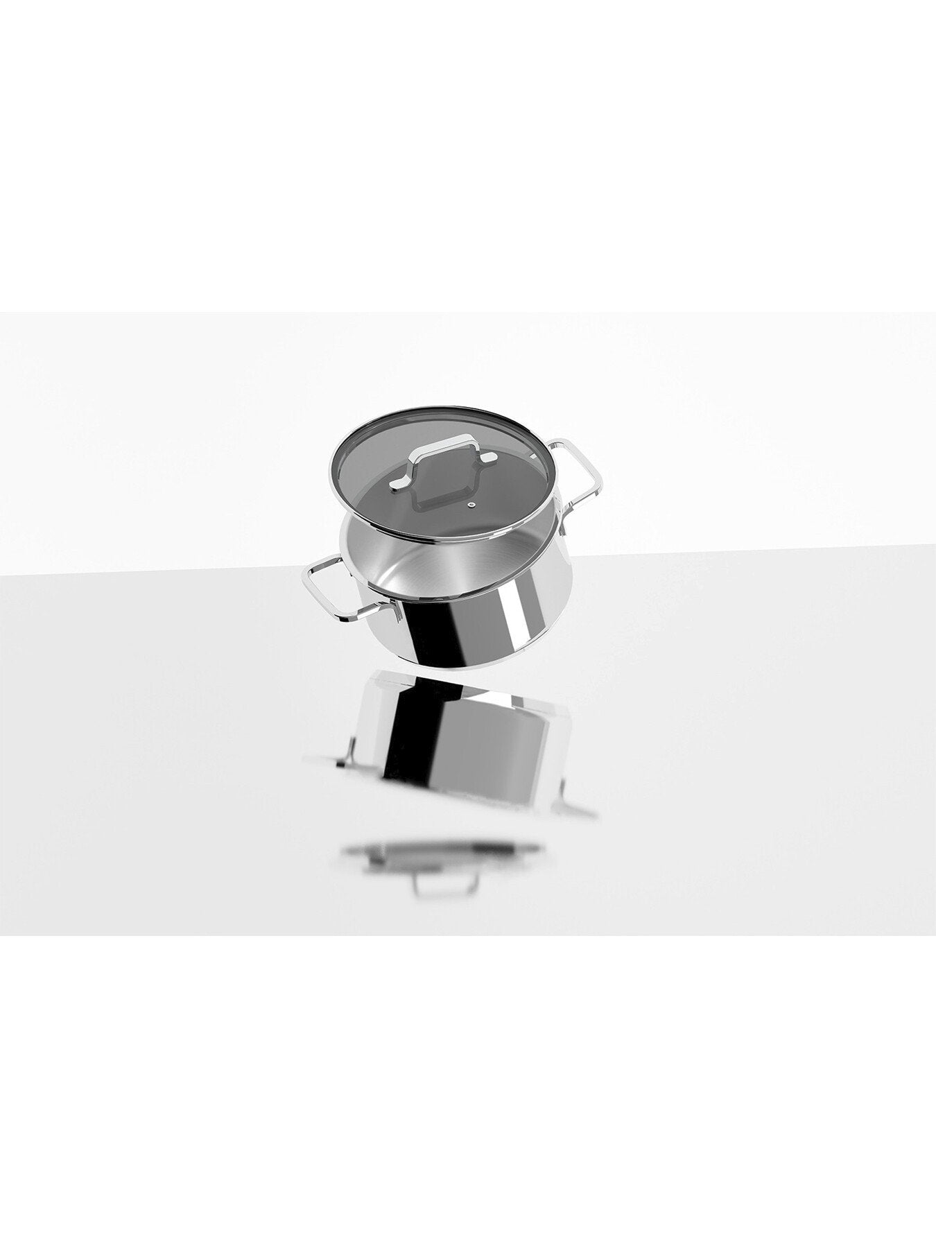 DiNA Helix 9 Piece Recycled Stainless Steel and Aluminium Cookware Set