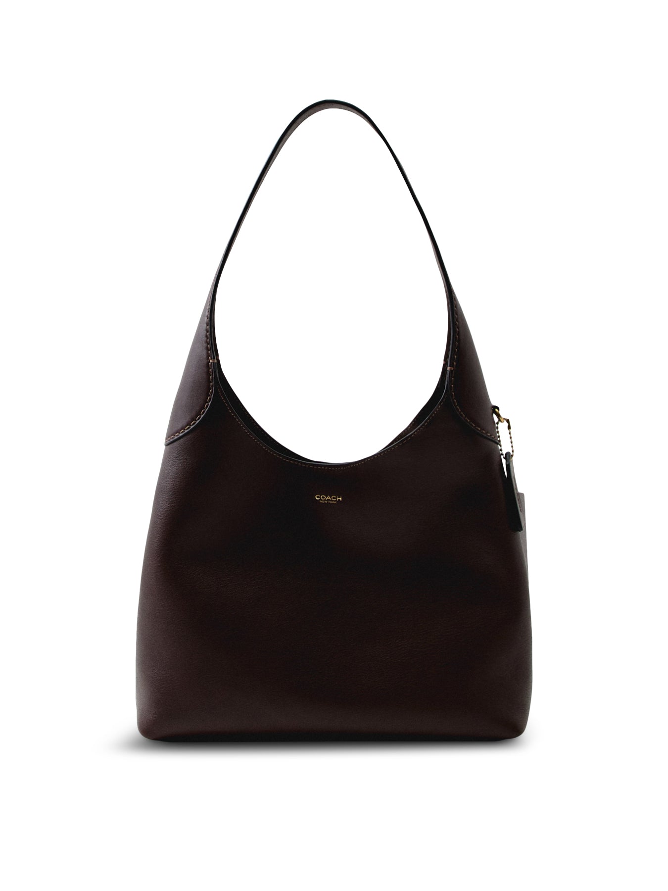 Brooklyn Leather Shoulder Bag 28 - Maple