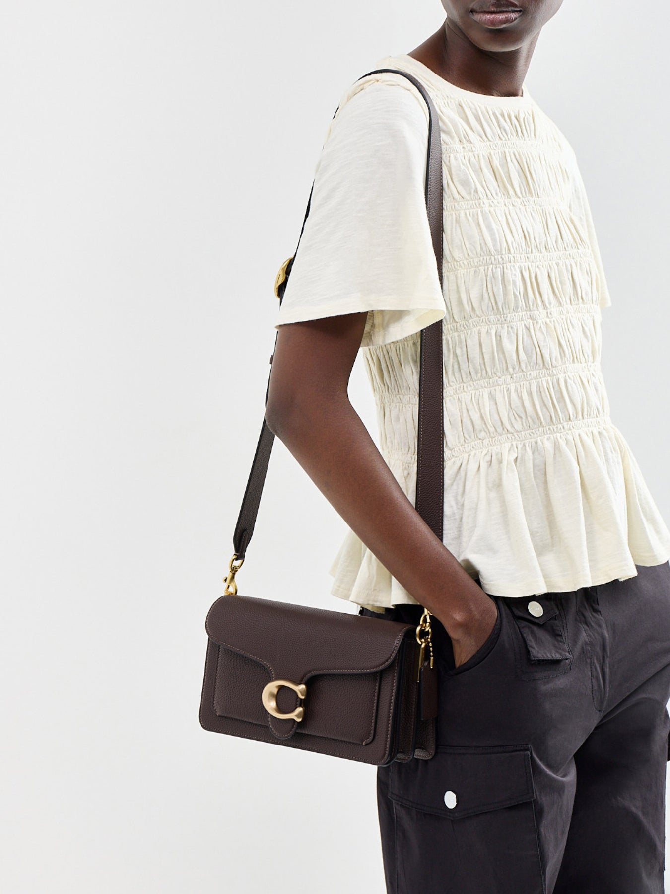 Tabby 26 Leather Shoulder Bag Maple